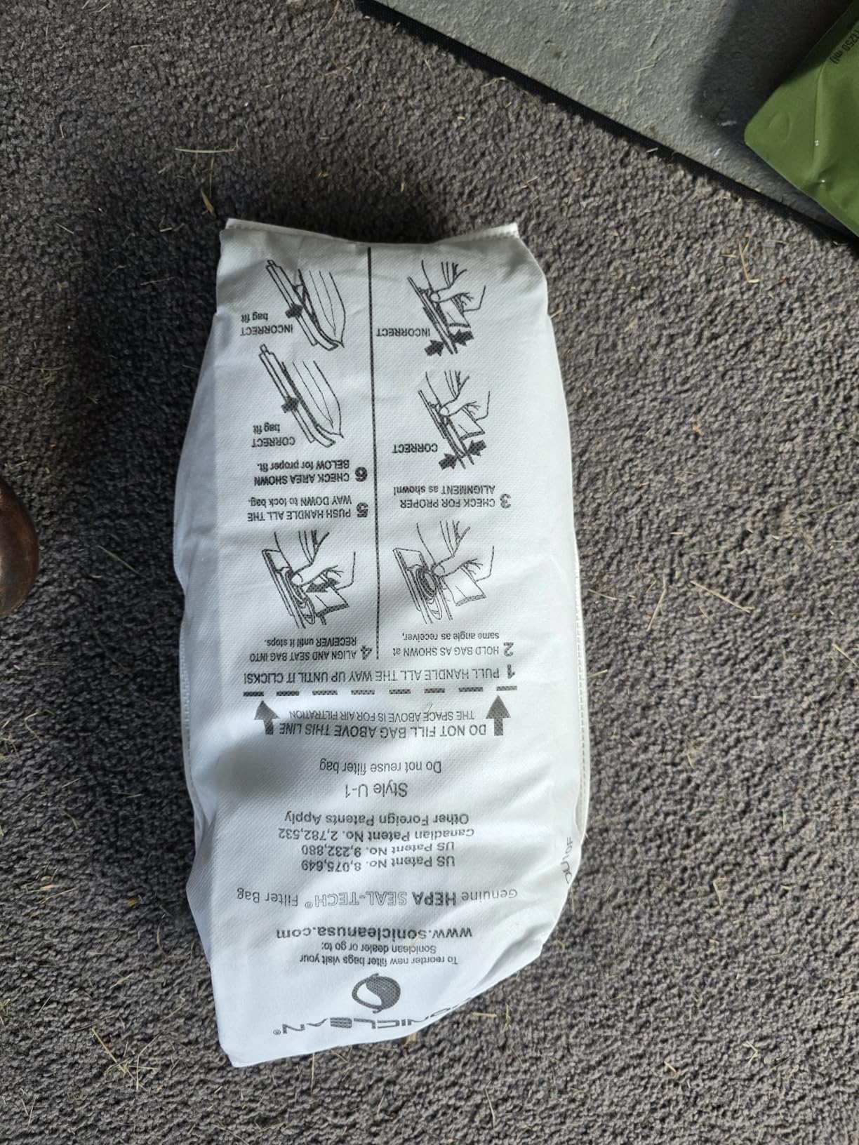 Soniclean Soft Carpet Upright Vacuum Cleaner Customer Review Soniclean Soft Carpet Upright Vacuum Cleaner - Customer Photo 2