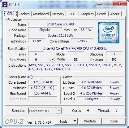 Intel Boxed Core I7-6700 FC-LGA14C 3.40 GHz 8 M Processor Cache 4 LGA 1155 BX80662I76700 - Customer Photo 2