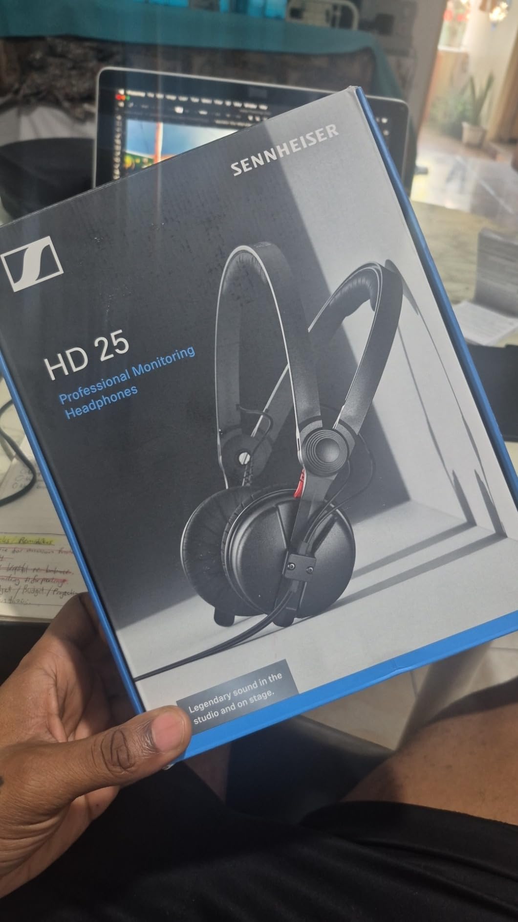 Sennheiser HD 25 PLUS On Ear Closed Back Monitoring DJ Headphones - Customer Photo 1
