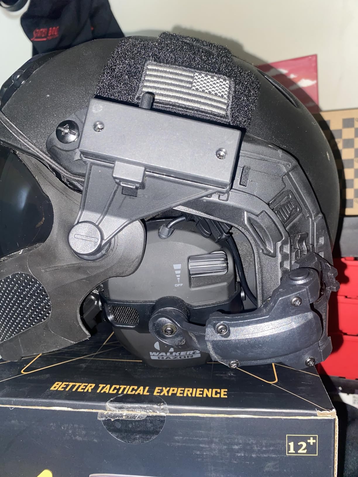 Walker's Razor Slim Ultra Low Profile Compact Design Adjustable Range Shooting Hunting Hearing Protection Electronic Earmuffs Customer Review Walker's Razor Slim Ultra Low Profile Compact Design Adjustable Range Shooting Hunting Hearing Protection Electronic Earmuffs - Customer Photo 1
