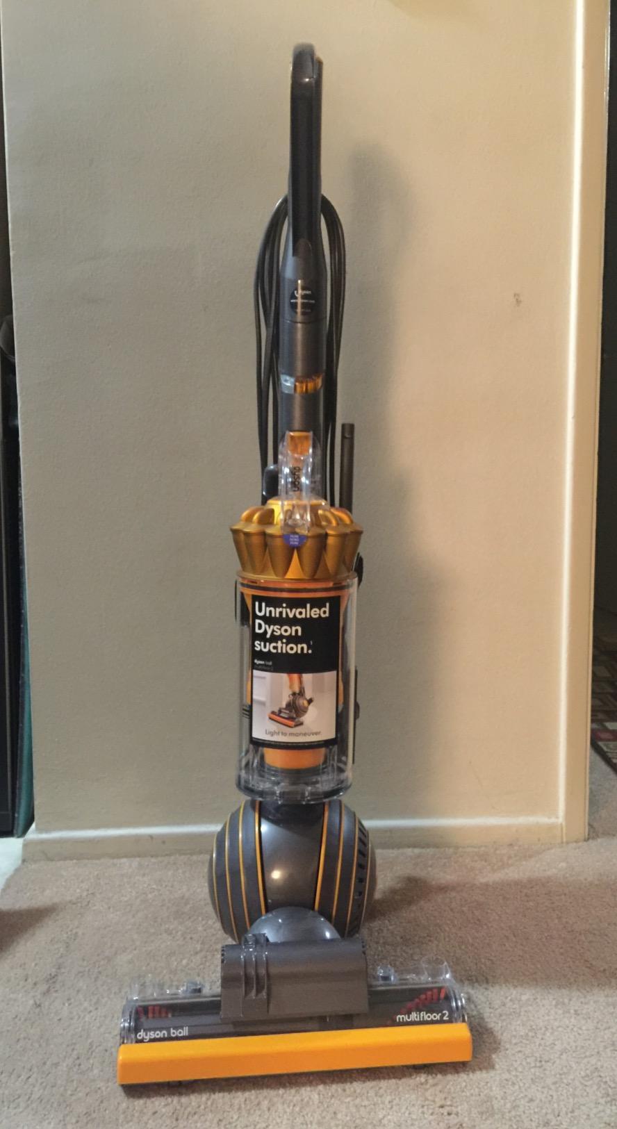 Dyson Ball Multi Floor 2 Upright Vacuum Cleaner, Yellow Customer Review Dyson Ball Multi Floor 2 Upright Vacuum Cleaner, Yellow - Customer Photo 2
