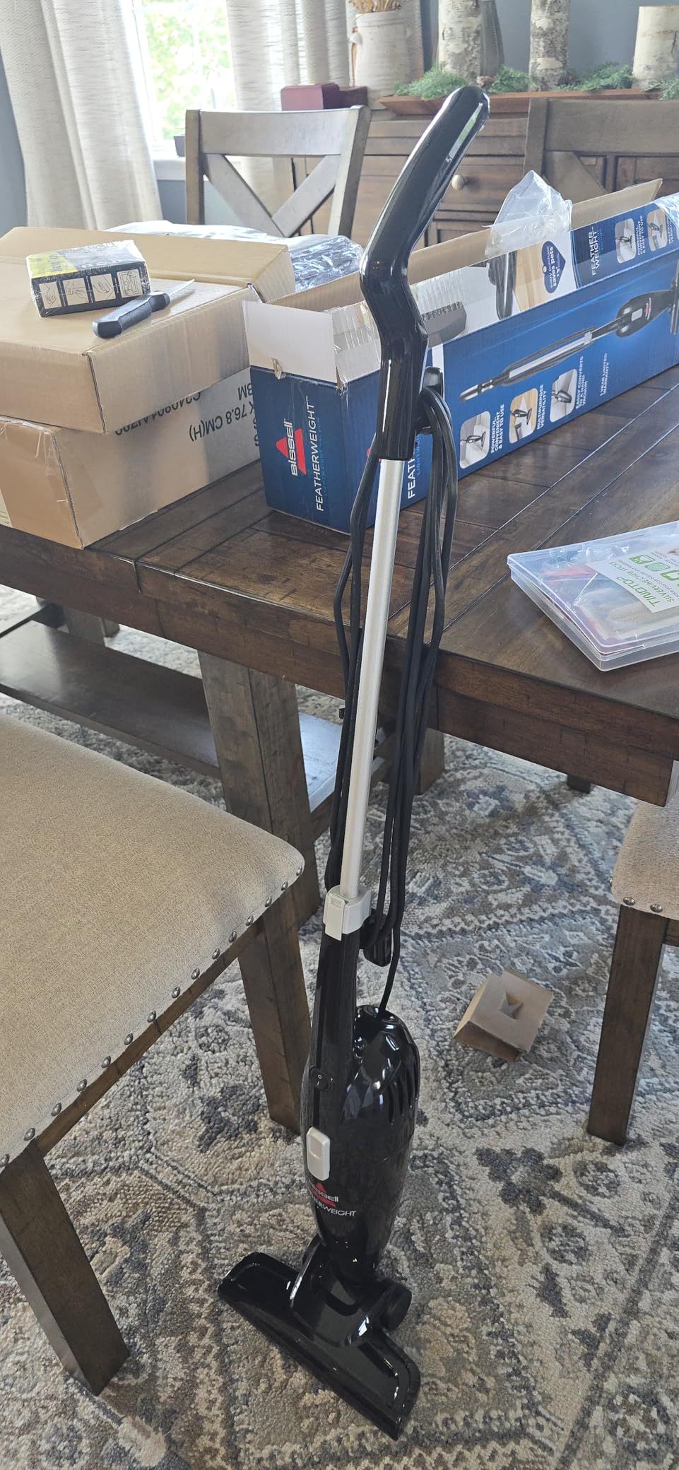 Bissell Featherweight Stick Lightweight Bagless Vacuum with Crevice Tool, 2033, One Size Fits All, Blue Customer Review Bissell Featherweight Stick Lightweight Bagless Vacuum with Crevice Tool, 2033, One Size Fits All, Blue - Customer Photo 1