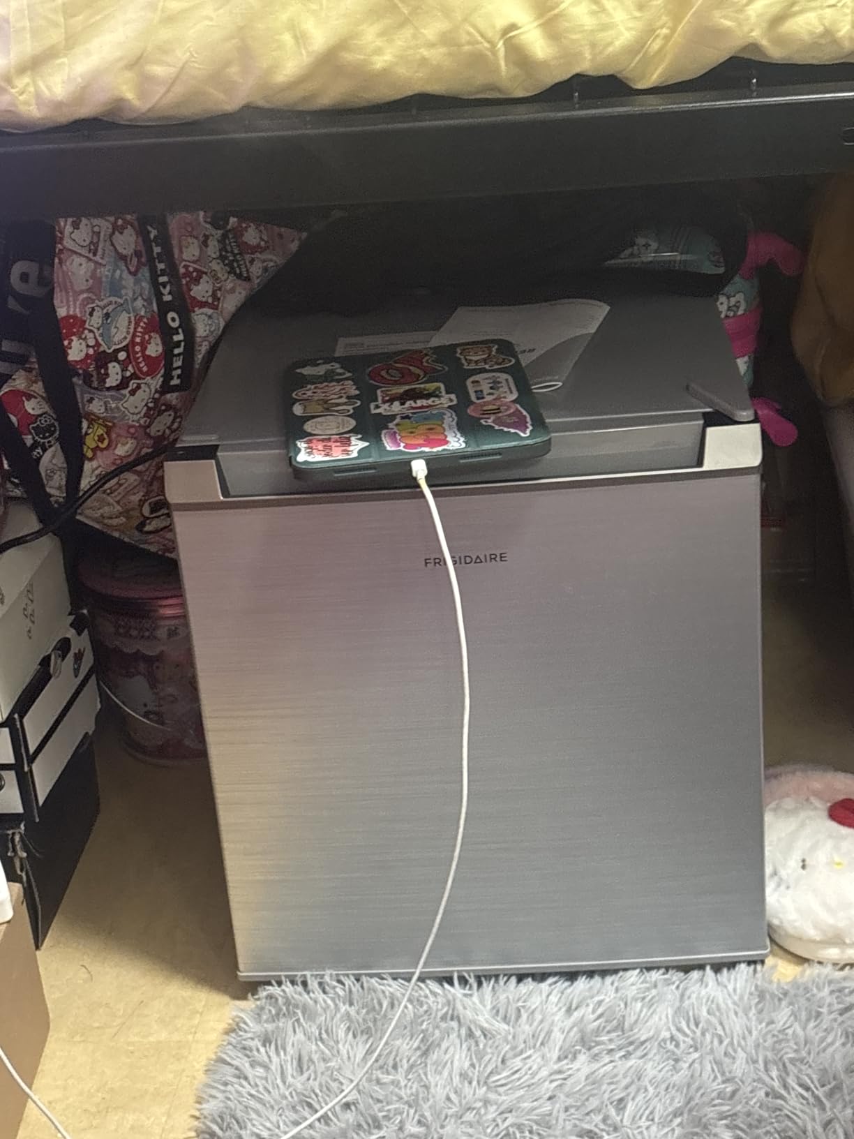 Frigidaire EFR180 1.6 Cu Ft Single Door Mini Fridge, Stainless Steel - Customer Photo 1
