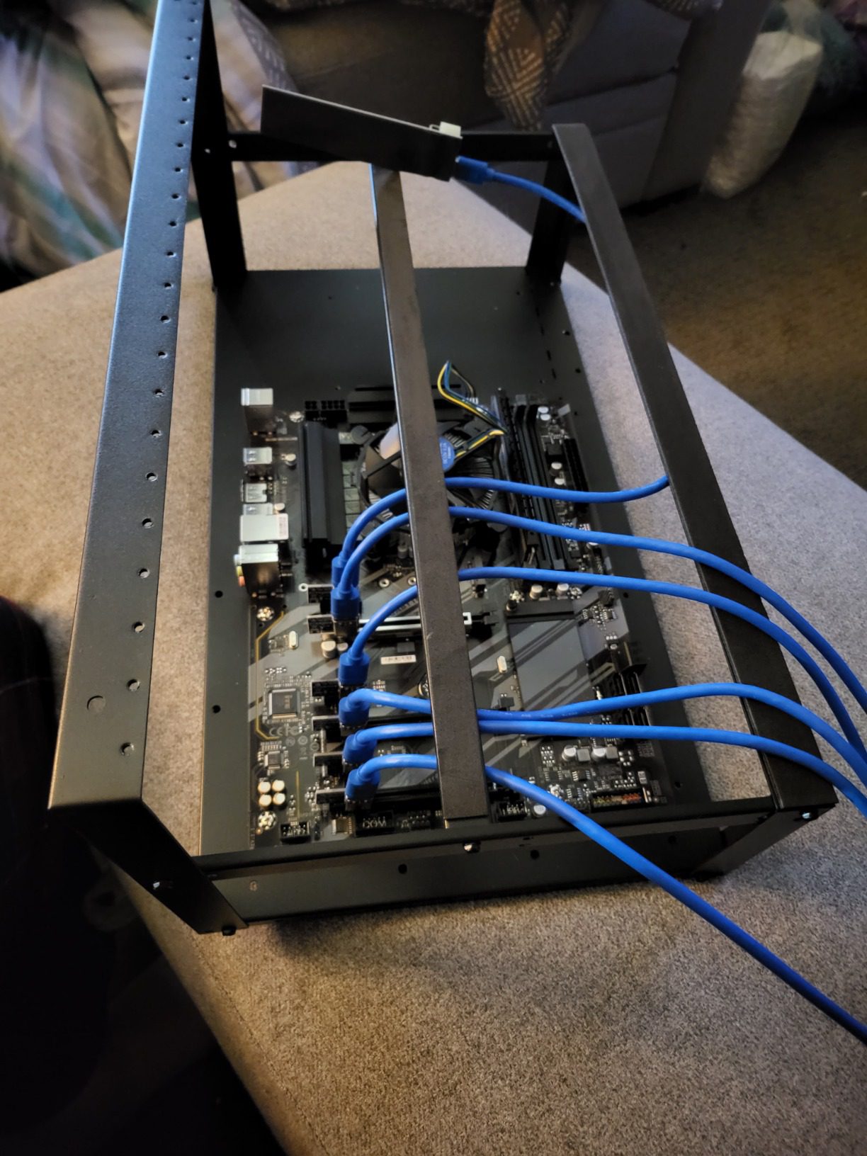 Kingwin 8 GPU Miner Rig Case Frame – Premium Stackable Aluminum Mining Rig Enclosure for Efficient Crypto Mining, Test Bench PC Case Customer Review Kingwin 8 GPU Miner Rig Case Frame – Premium Stackable Aluminum Mining Rig Enclosure for Efficient Crypto Mining, Test Bench PC Case - Customer Photo 3