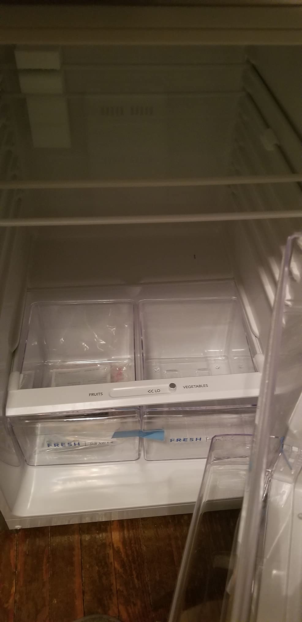 Frigidaire 11.6 Cu. Ft. Compact ADA Top Freezer Refrigerator in Black with Electronic Control Panel, Reversible Door Swing, ENERGY STAR Customer Review Frigidaire 11.6 Cu. Ft. Compact ADA Top Freezer Refrigerator in Black with Electronic Control Panel, Reversible Door Swing, ENERGY STAR - Customer Photo 1