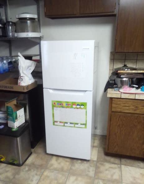 Frigidaire 10.1 Cu. Ft. Compact ADA Top Freezer Refrigerator in White with Electronic Control Panel, Reversible Door Swing, ENERGY STAR Customer Review Frigidaire 10.1 Cu. Ft. Compact ADA Top Freezer Refrigerator in White with Electronic Control Panel, Reversible Door Swing, ENERGY STAR - Customer Photo 3