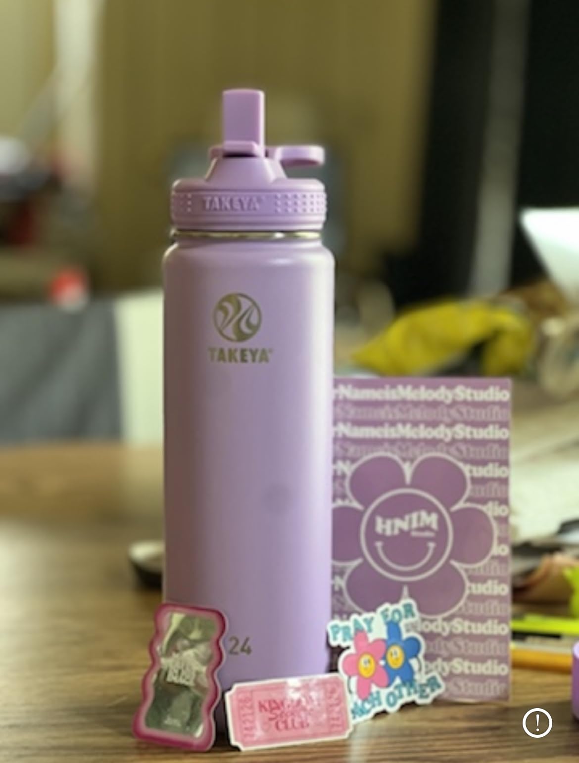 Takeya Actives Water Bottle with Straw Lid - Durable & Easy-Care Water Bottle with Stainless Steel Insulation - BPA-Free Lid with Carry Handle & Straw Customer Review Takeya Actives Water Bottle with Straw Lid - Durable & Easy-Care Water Bottle with Stainless Steel Insulation - BPA-Free Lid with Carry Handle & Straw - Customer Photo 1