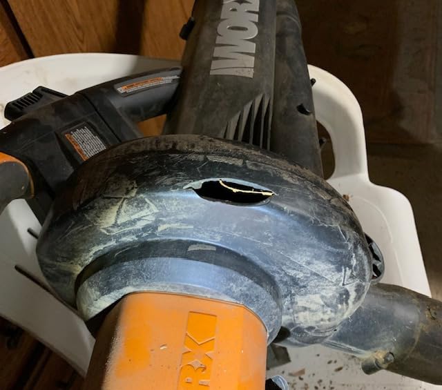 WORX Trivac 3 in 1 Electric Leaf Blower for Lawn Care, Leaf Vacuum with 600 CFM, Leaf Mulcher with Metal Impeller, WG512 customer photo 2