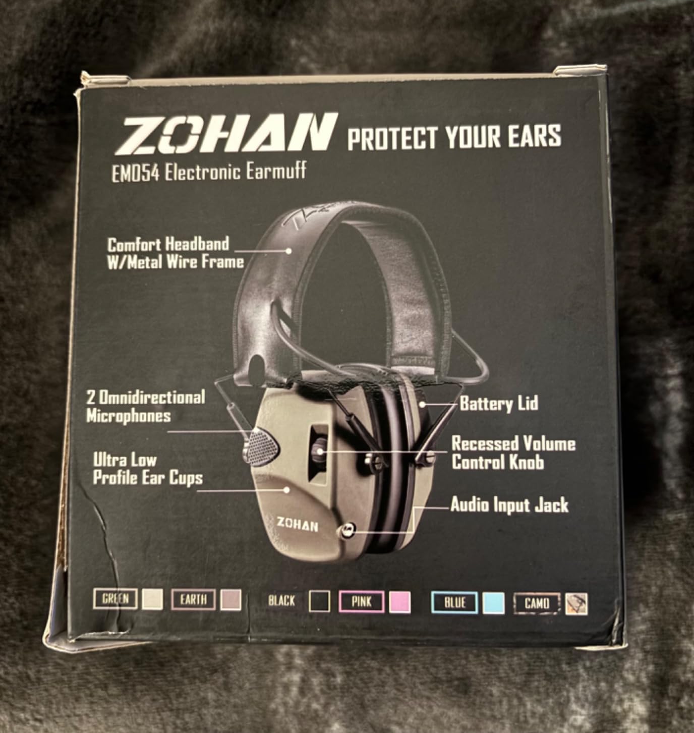 ZOHAN EM054 Electronic Ear Protection for Shooting Range with Sound Amplification Noise Reduction, Ear Muffs for Gun Range Customer Review ZOHAN EM054 Electronic Ear Protection for Shooting Range with Sound Amplification Noise Reduction, Ear Muffs for Gun Range - Customer Photo 1