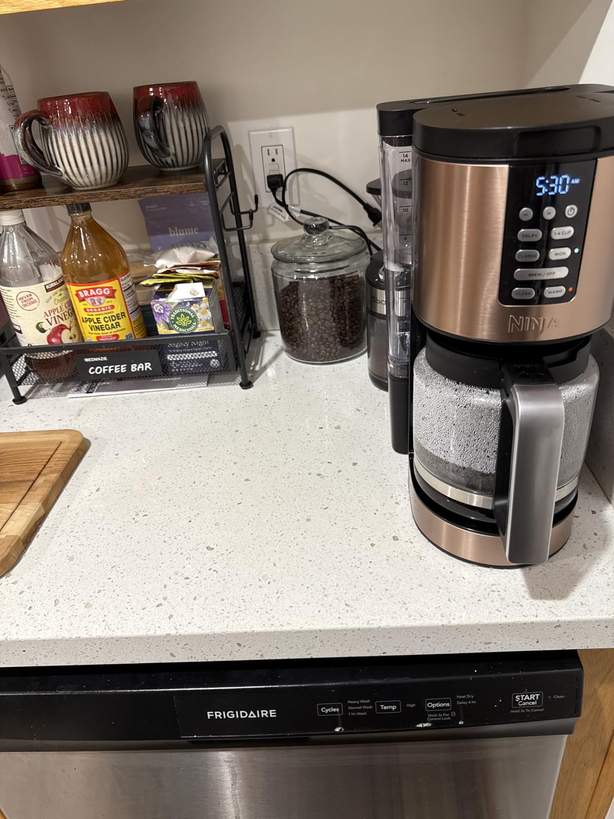 Ninja 12-Cup Programmable Coffee Brewer, 2 Brew Styles, Adjustable Warm Plate, 60oz Water Reservoir, Delay Brew - Black/Stainless Steel - Customer Photo 1