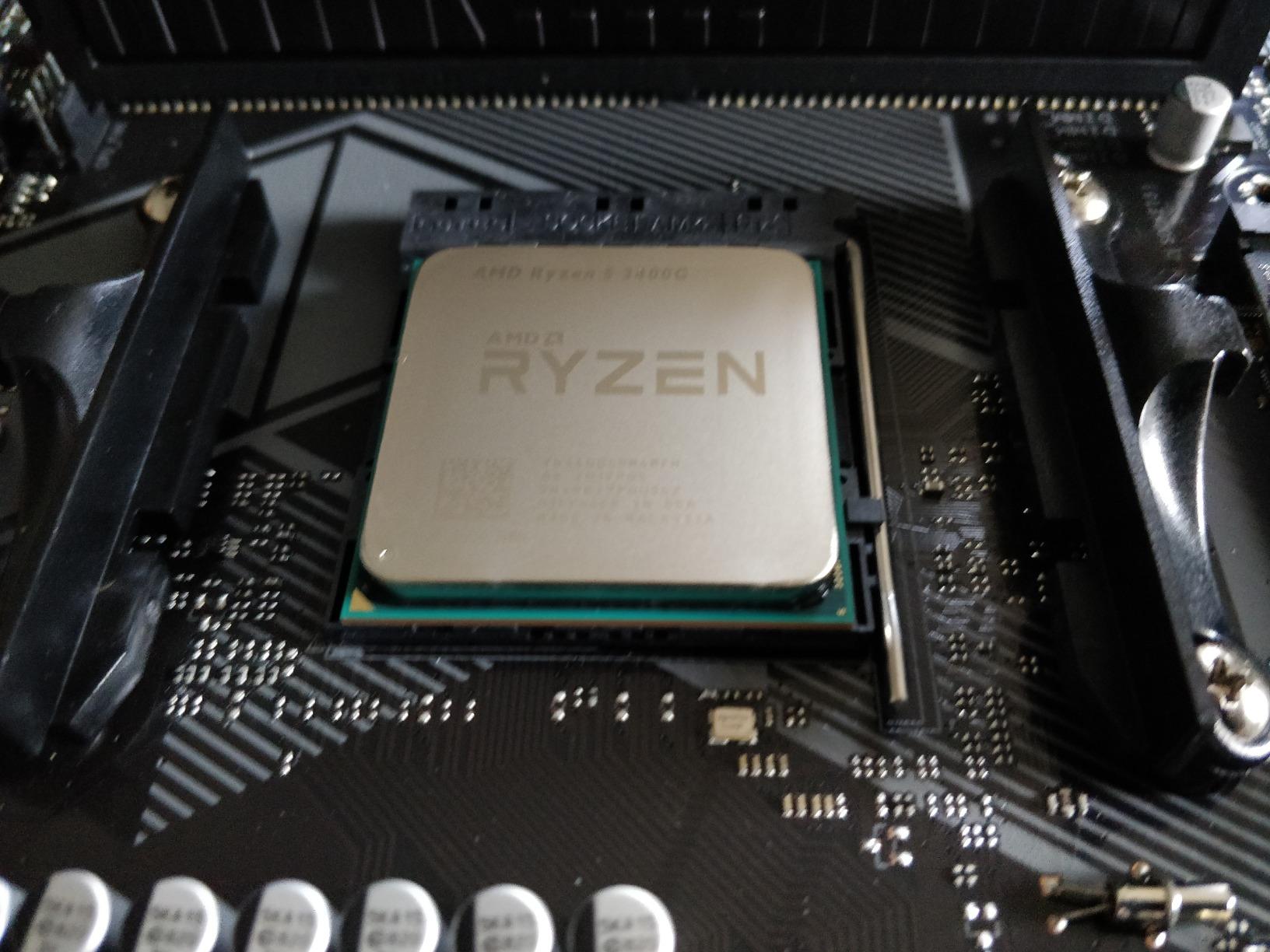 AMD Ryzen 5 3400G 4-core, 8-Thread Unlocked Desktop Processor with Radeon RX Graphics Customer Review AMD Ryzen 5 3400G 4-core, 8-Thread Unlocked Desktop Processor with Radeon RX Graphics - Customer Photo 1