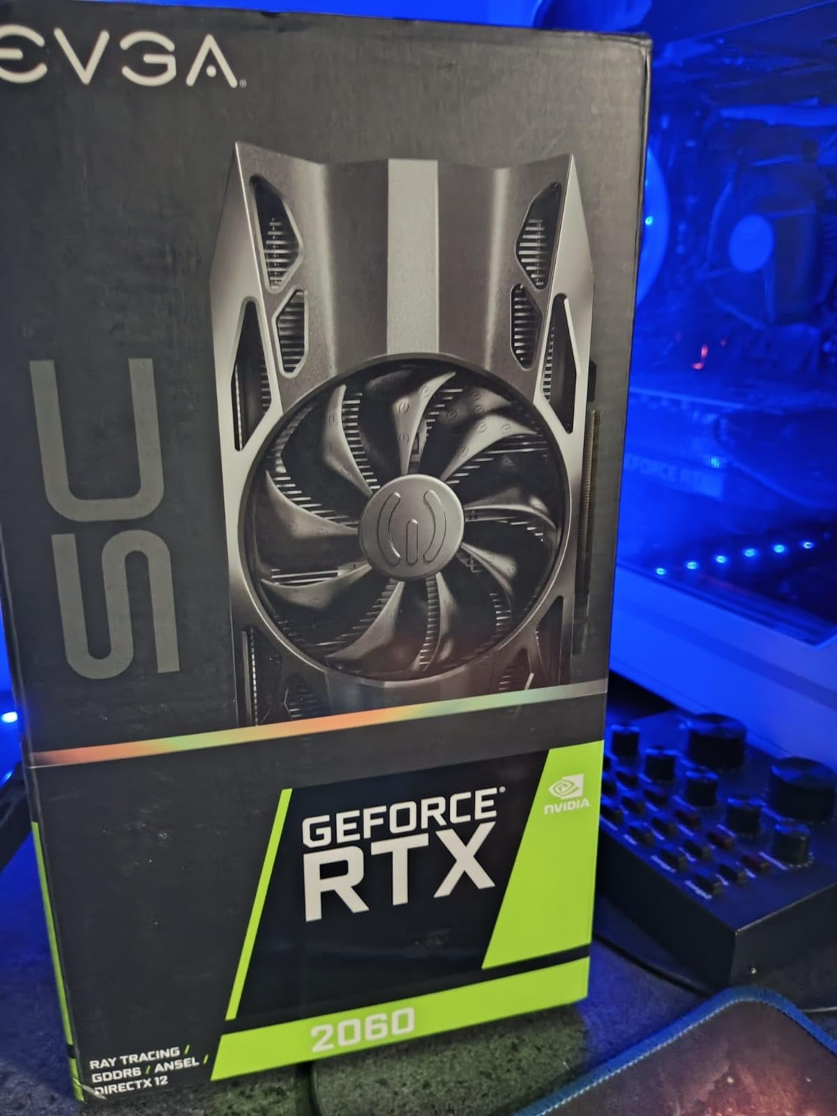 EVGA 06G-P4-2068-KR GeForce RTX 2060 KO Ultra Gaming, 6GB GDDR6, Dual Fans, Metal Backplate Customer Review EVGA 06G-P4-2068-KR GeForce RTX 2060 KO Ultra Gaming, 6GB GDDR6, Dual Fans, Metal Backplate - Customer Photo 2