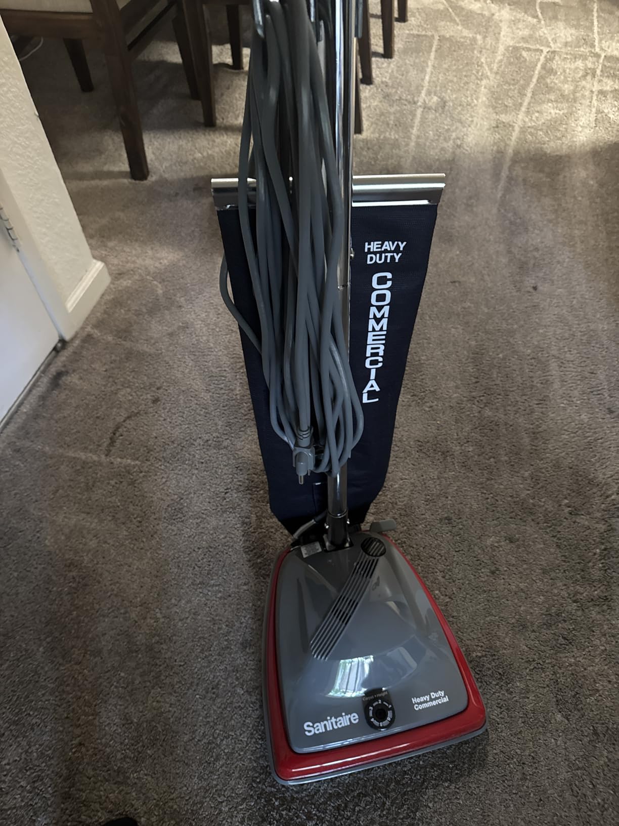 Sanitaire SC679K Tradition Upright Commercial Bagged Vacuum, Red Customer Review Sanitaire SC679K Tradition Upright Commercial Bagged Vacuum, Red - Customer Photo 1