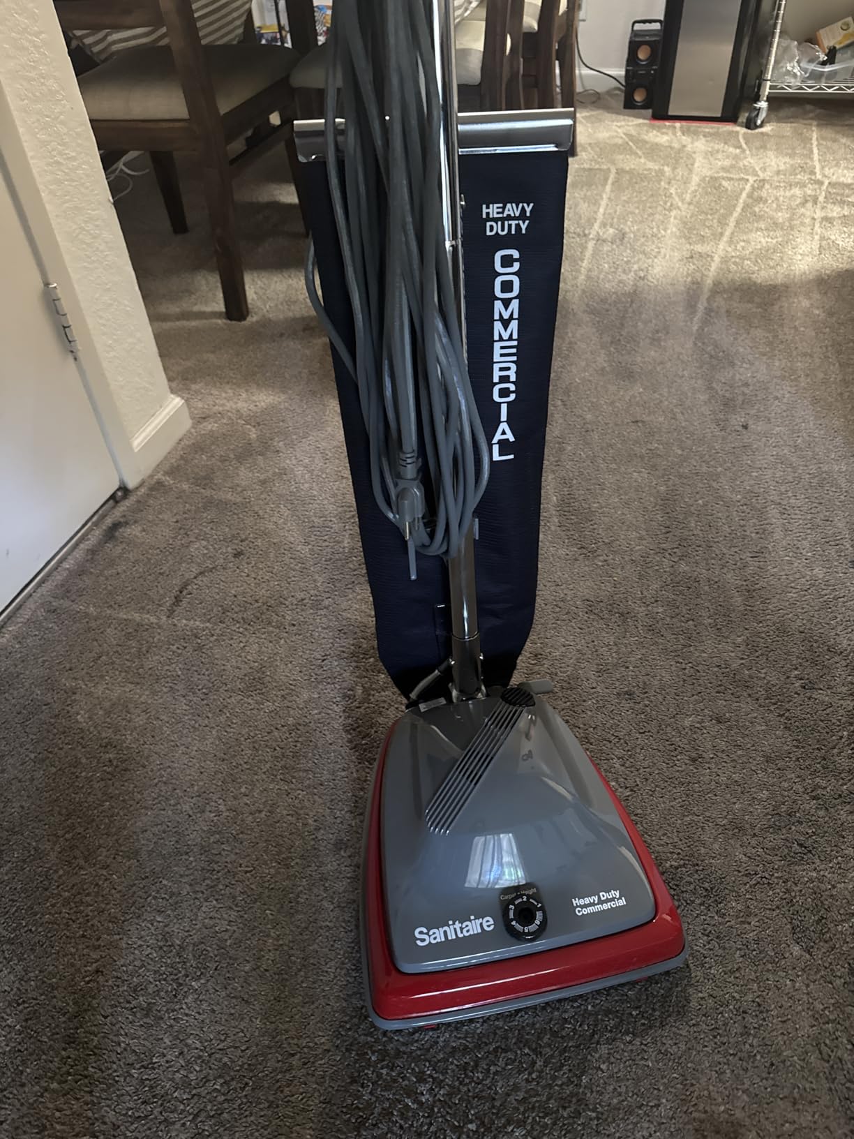Sanitaire SC679K Tradition Upright Commercial Bagged Vacuum, Red Customer Review Sanitaire SC679K Tradition Upright Commercial Bagged Vacuum, Red - Customer Photo 2