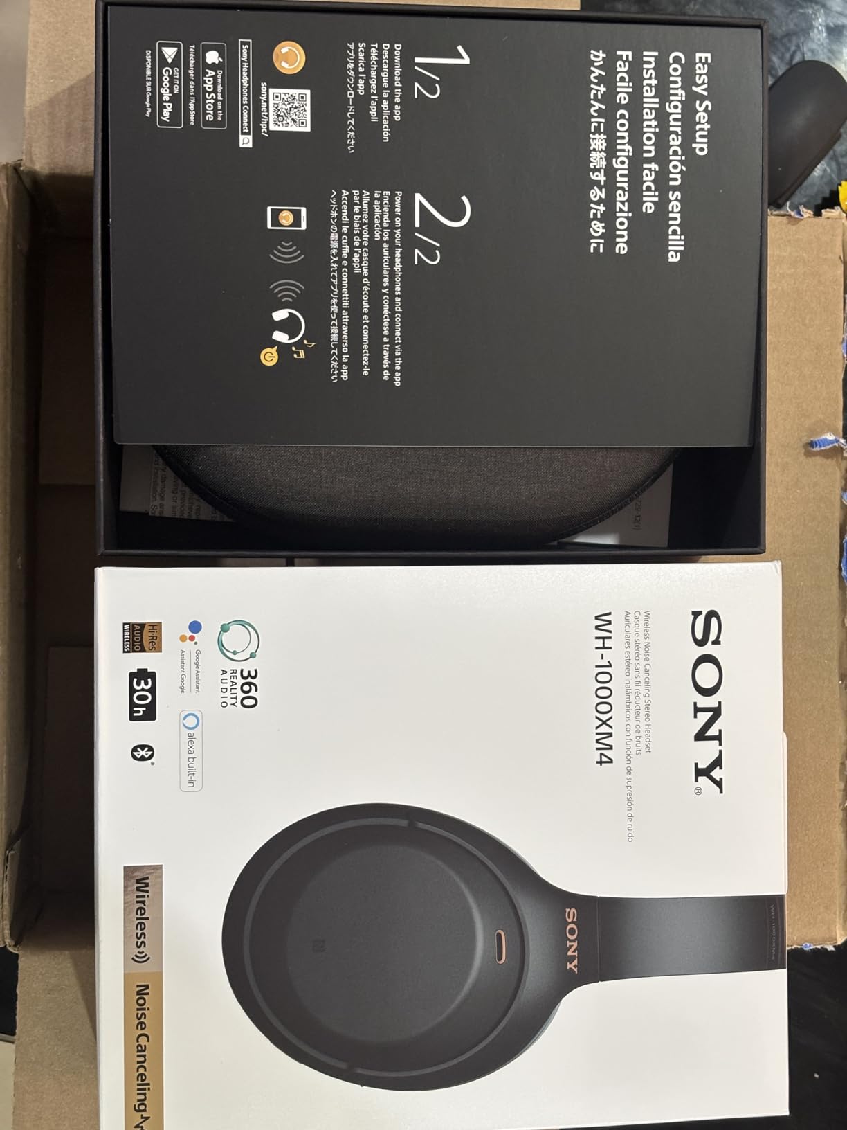 Sony WH-1000XM4 Wireless Premium Noise Canceling Overhead Headphones with Mic for Phone-Call and Alexa Voice Control, Black WH1000XM4 Customer Review Sony WH-1000XM4 Wireless Premium Noise Canceling Overhead Headphones with Mic for Phone-Call and Alexa Voice Control, Black WH1000XM4 - Customer Photo 2