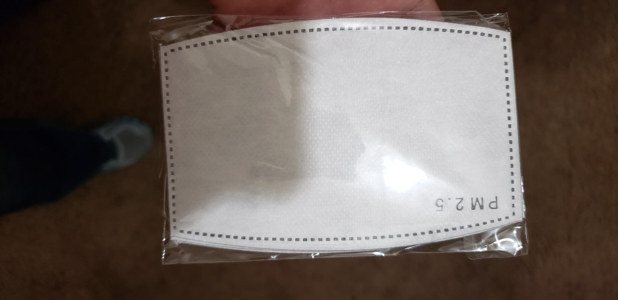50 PCS PM 2.5 Filters Activated Carbon Filter Replaceable (50 pcs) - Customer Photo 1