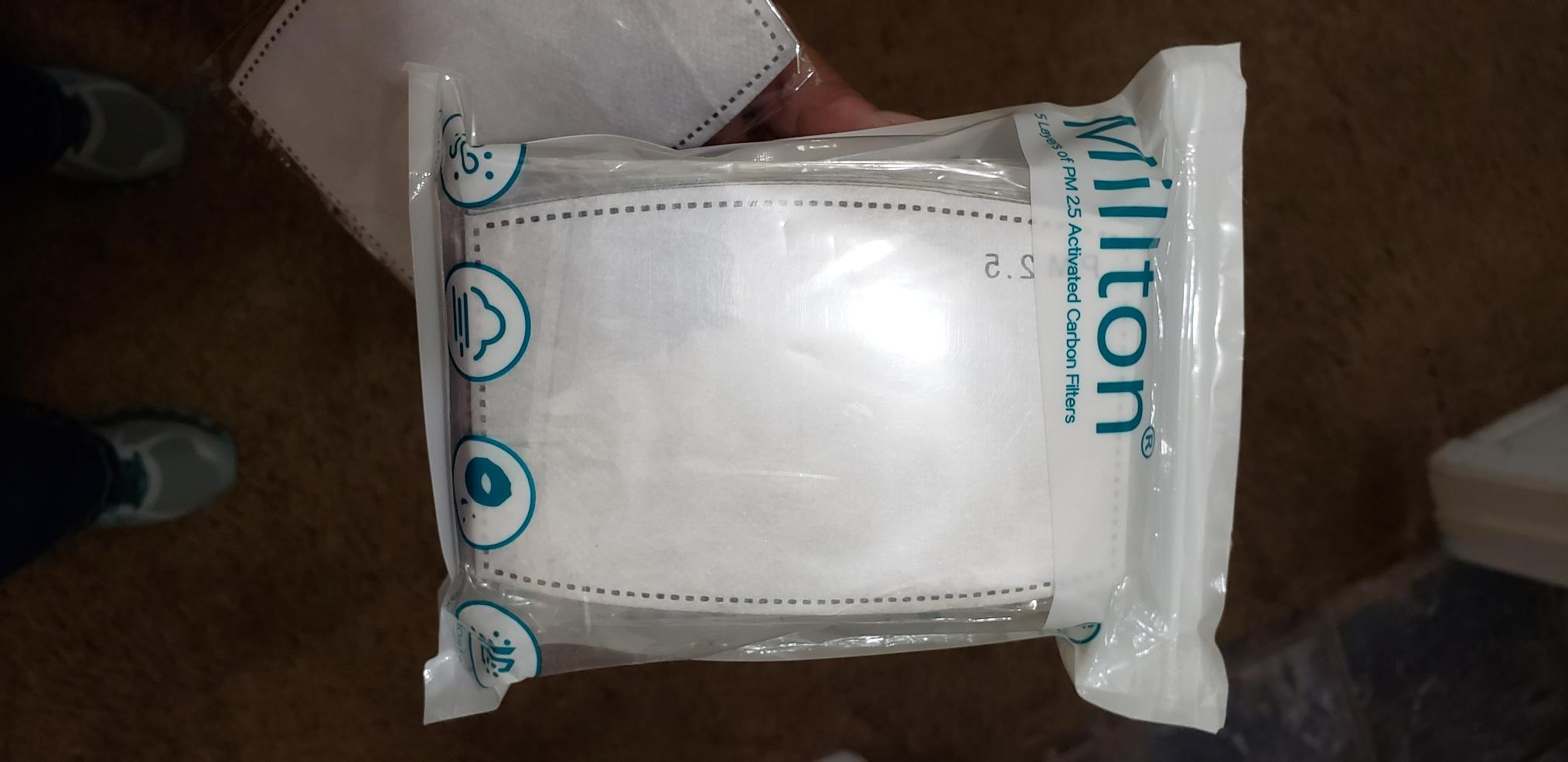 50 PCS PM 2.5 Filters Activated Carbon Filter Replaceable (50 pcs) - Customer Photo 2