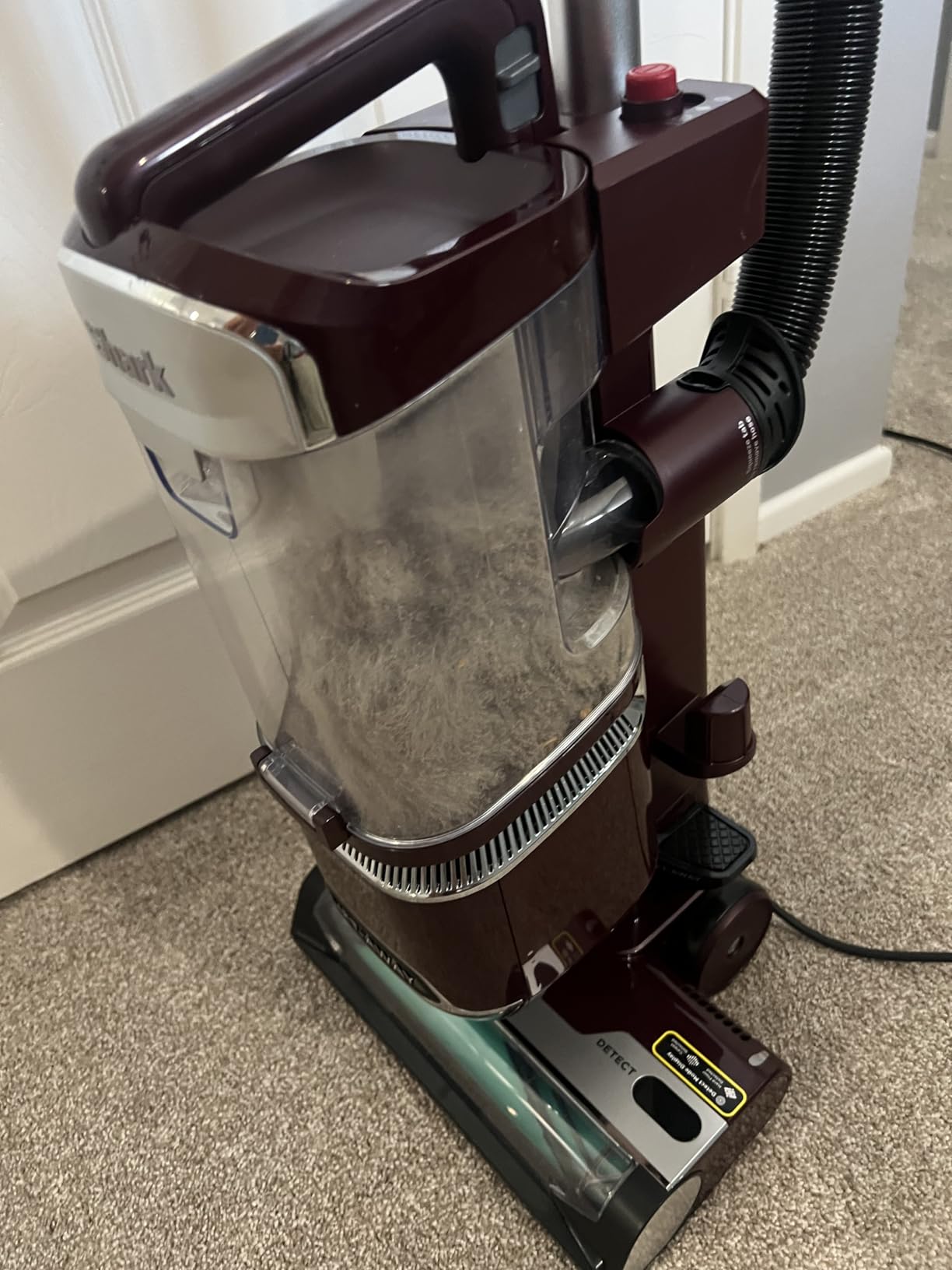 Shark LA502 Rotator Lift-Away Upright Vacuum with PowerFins Self-Cleaning Brushroll, Silver Customer Review Shark LA502 Rotator Lift-Away Upright Vacuum with PowerFins Self-Cleaning Brushroll, Silver - Customer Photo 2