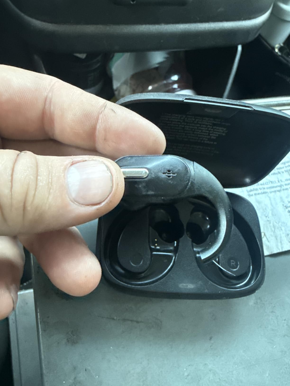 occiam Wireless Earbuds Bluetooth Headphones 48H Play Back Earphones in Ear Waterproof with Microphone LED Display for Sports Running Workout Black Customer Review occiam Wireless Earbuds Bluetooth Headphones 48H Play Back Earphones in Ear Waterproof with Microphone LED Display for Sports Running Workout Black - Customer Photo 1