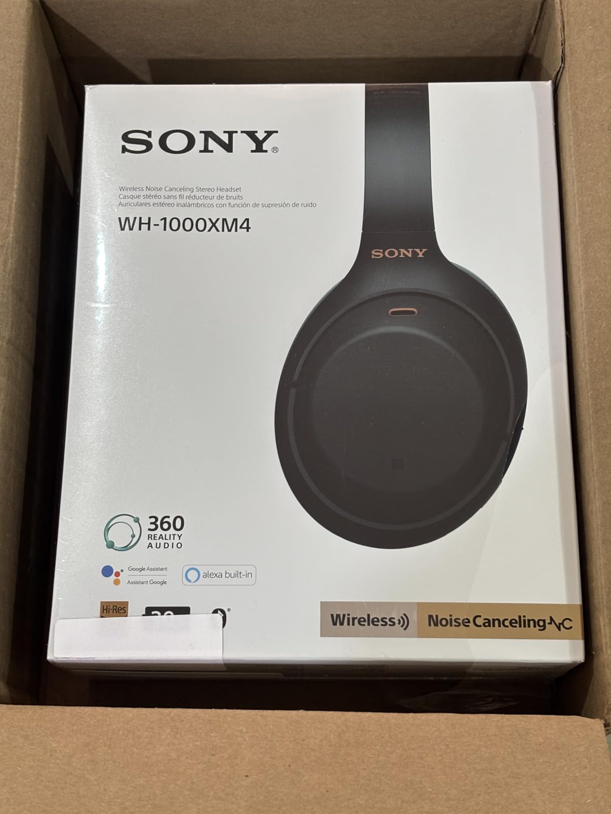 Sony WH-1000XM4 Wireless Premium Noise Canceling Overhead Headphones with Mic for Phone-Call and Alexa Voice Control, Midnight Blue WH1000XM4 Customer Review Sony WH-1000XM4 Wireless Premium Noise Canceling Overhead Headphones with Mic for Phone-Call and Alexa Voice Control, Midnight Blue WH1000XM4 - Customer Photo 2