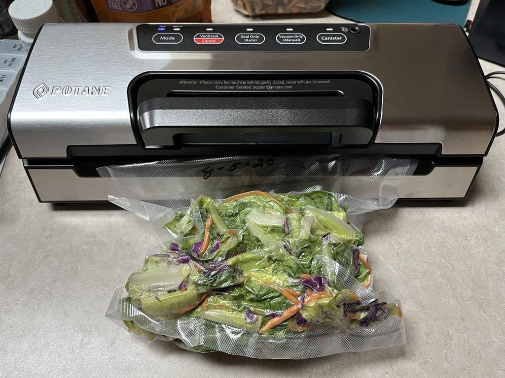 Precision Vacuum Machine,Pro Food Sealer with Built-in Cutter and Bag Storage(Up to 20 Feet Length), Both Auto&Manual Options,2 Modes,Includes 2 Bag Rolls 11 Precision Vacuum Machine,Pro Food Sealer with Built-in Cutter and Bag Storage(Up to 20 Feet Length), Both Auto&Manual Options,2 Modes,Includes 2 Bag Rolls 11