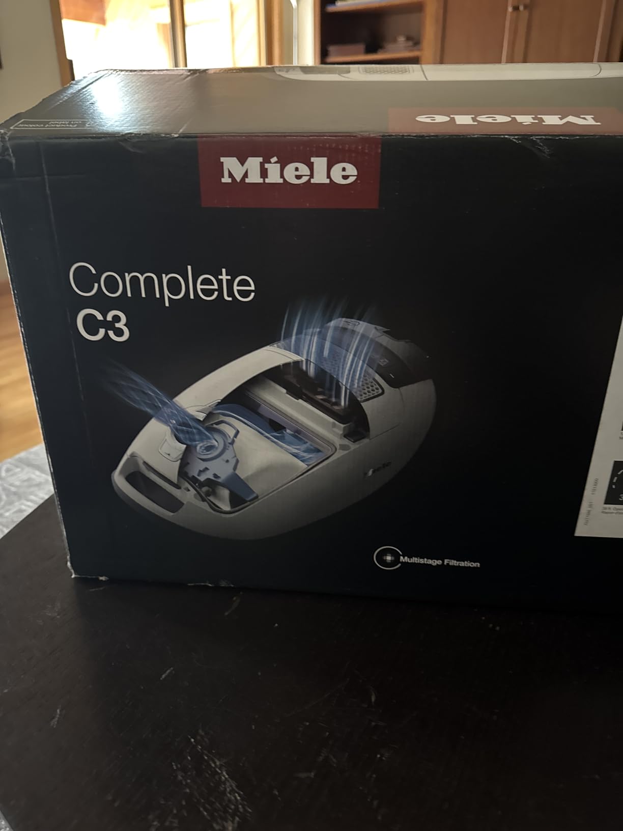 Miele Complete C3 Limited Edition Bagged Canister Vacuum Cleaner with AirClean System, AllTeQ Universal Floorhead, and Parquet Twister Floorbrush, in Tayberry Red - Customer Photo 2