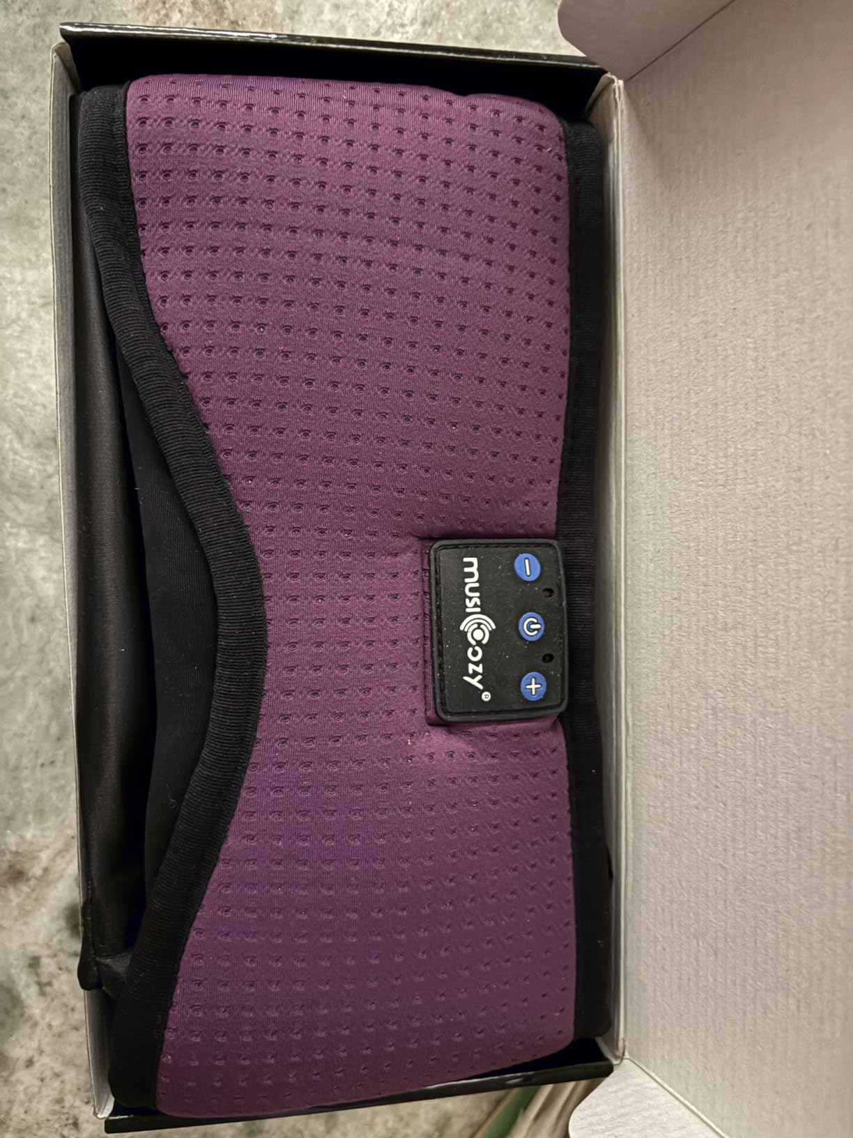MUSICOZY Sleep Headphones Bluetooth 5.4 Headband Sleeping Eye Mask for Mom Women Men Wireless Music Earbuds Earphones for Side Sleepers Built-in HD Speakers Cool Gadgets Unique Gifts Customer Review MUSICOZY Sleep Headphones Bluetooth 5.4 Headband Sleeping Eye Mask for Mom Women Men Wireless Music Earbuds Earphones for Side Sleepers Built-in HD Speakers Cool Gadgets Unique Gifts - Customer Photo 2
