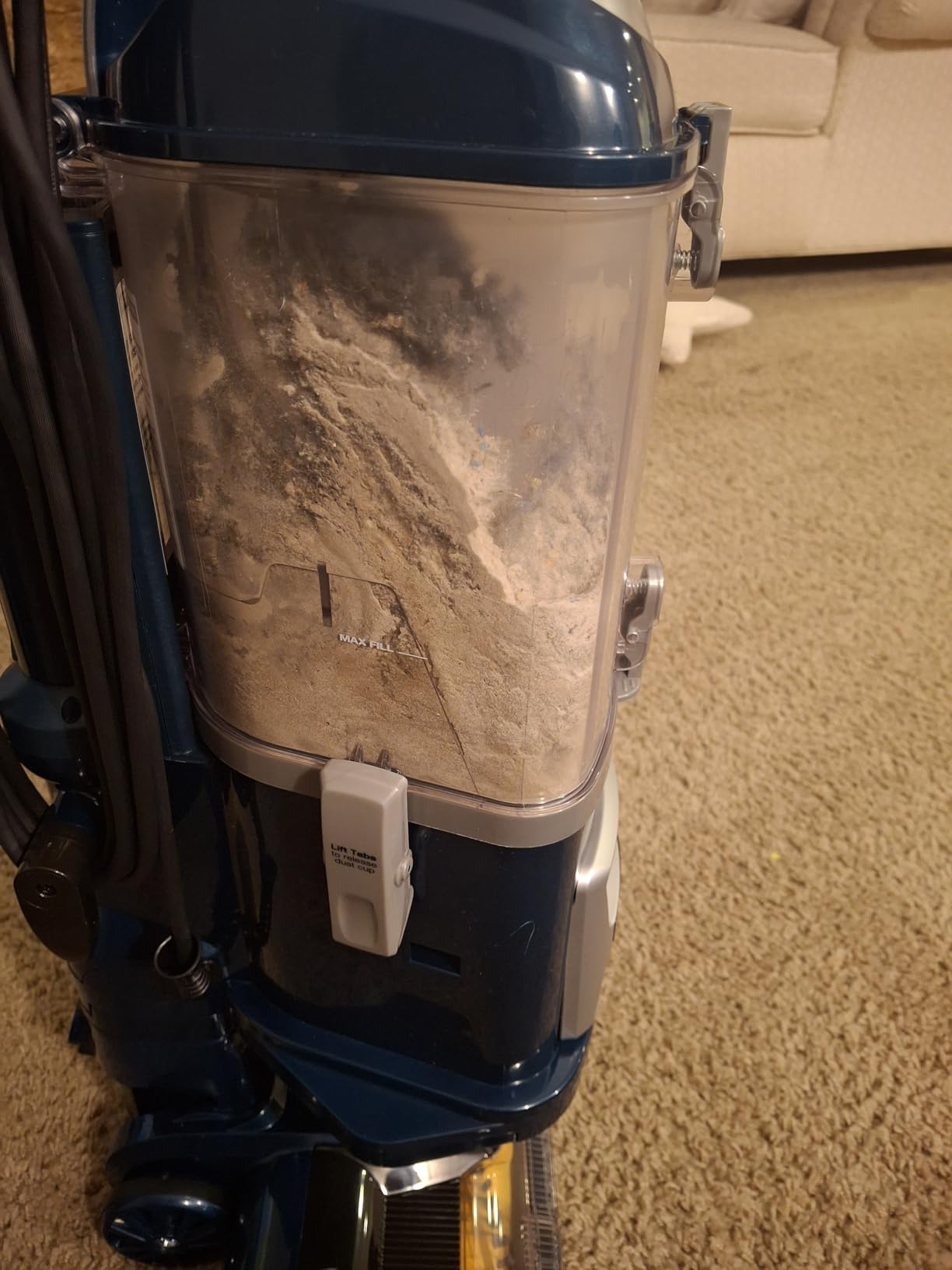 Shark Navigator Lift-Away ZU503AMZ Upright Vacuum with Self-Cleaning Brushroll, HEPA Filter, Teal Customer Review Shark Navigator Lift-Away ZU503AMZ Upright Vacuum with Self-Cleaning Brushroll, HEPA Filter, Teal - Customer Photo 2