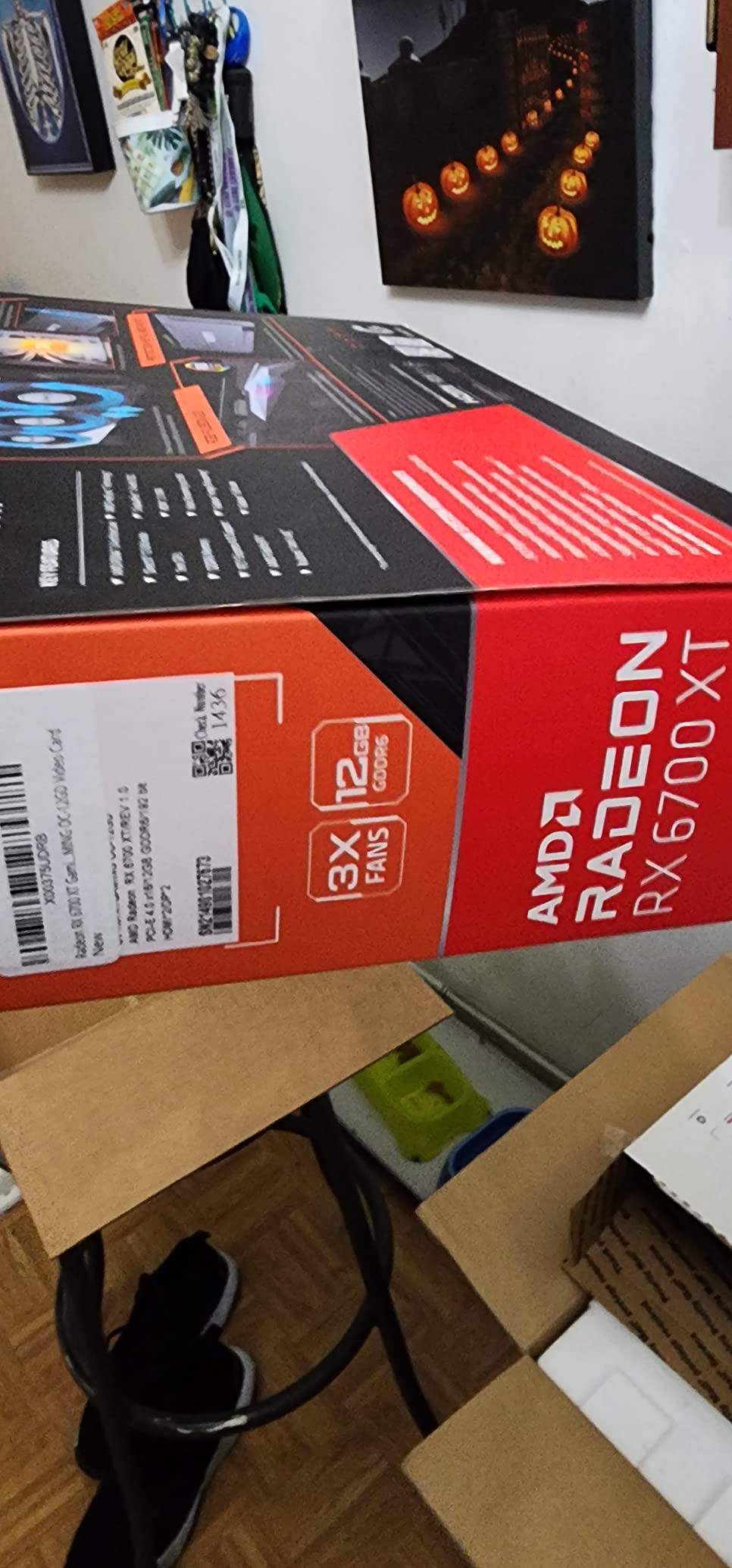 GIGABYTE Radeon RX 6700 XT Gaming OC 12G Graphics Card, WINDFORCE 3X Cooling System, 12GB 192-bit GDDR6, GV-R67XTGAMING OC-12GD Video Card Customer Review GIGABYTE Radeon RX 6700 XT Gaming OC 12G Graphics Card, WINDFORCE 3X Cooling System, 12GB 192-bit GDDR6, GV-R67XTGAMING OC-12GD Video Card - Customer Photo 1