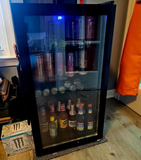 Tylza 24 Inch Under Counter Drawer Fridge, Built-in Beverage Refrigerator for Home and Commercial Use, Stainless Steel Door, Fast Cooling, Low Noise, 37-65 °F - Customer Photo 1