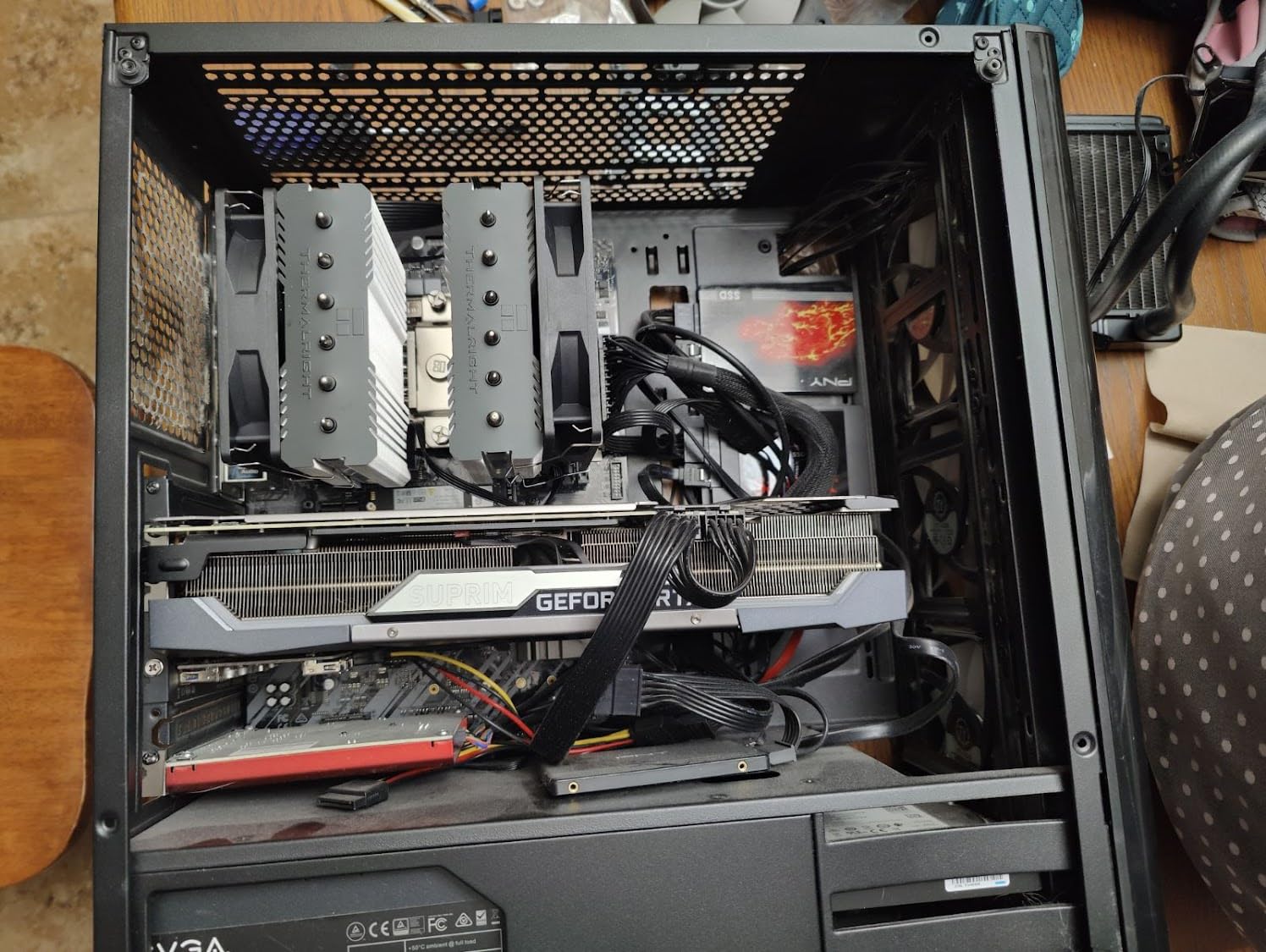 Thermalright Peerless Assassin 120 SE CPU Cooler, 6 Heat Pipes AGHP Technology, Dual 120mm PWM Fans, 1550RPM Speed, for AMD:AM4 AM5/Intel LGA 1700/1150/1151/1200/1851,PC Cooler Customer Review Thermalright Peerless Assassin 120 SE CPU Cooler, 6 Heat Pipes AGHP Technology, Dual 120mm PWM Fans, 1550RPM Speed, for AMD:AM4 AM5/Intel LGA 1700/1150/1151/1200/1851,PC Cooler - Customer Photo 1