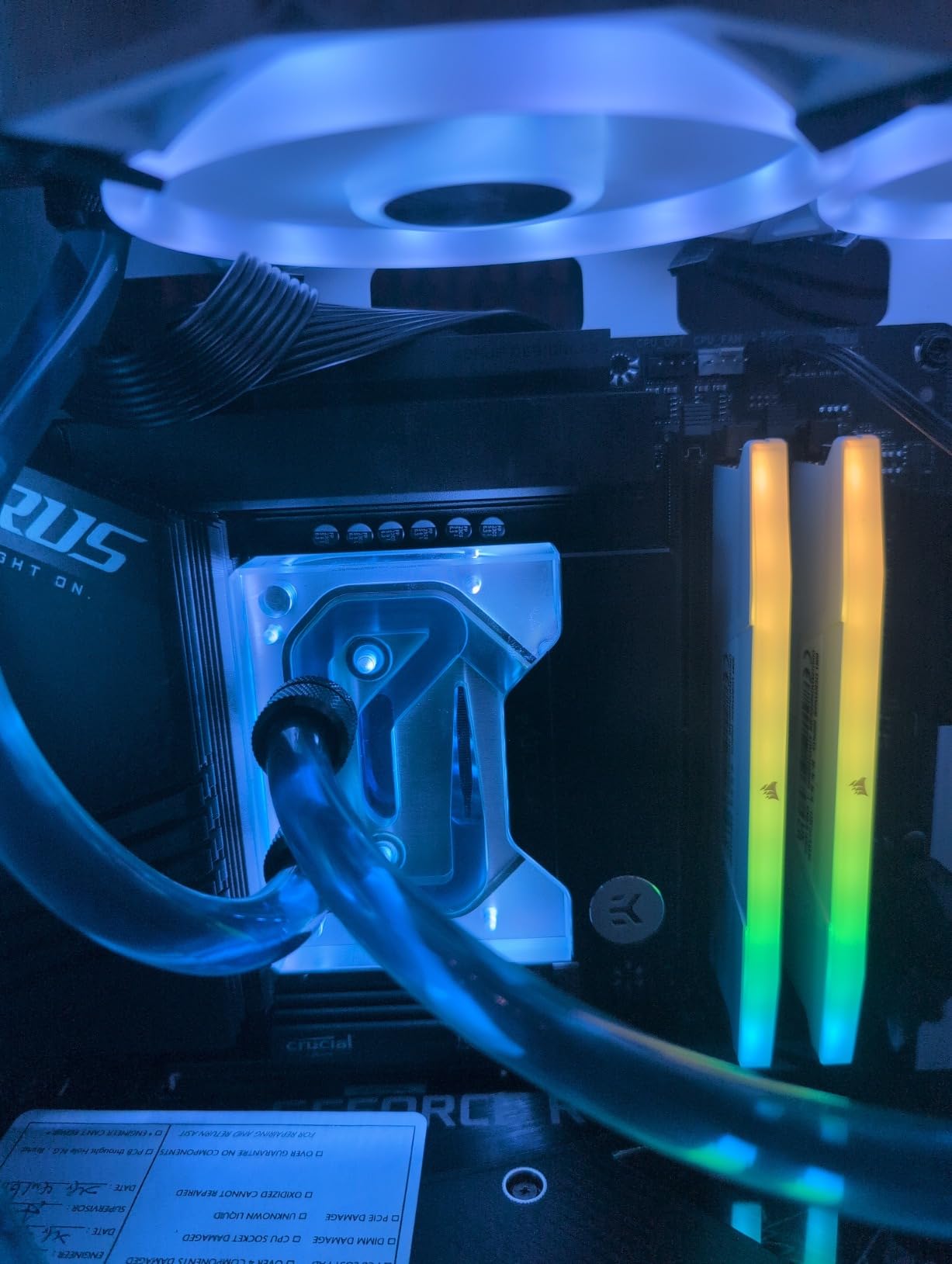 EKWB EK-Quantum Velocity 2 CPU Water Block D-RGB - 1700, Nickel/Plexi - Customer Photo 1