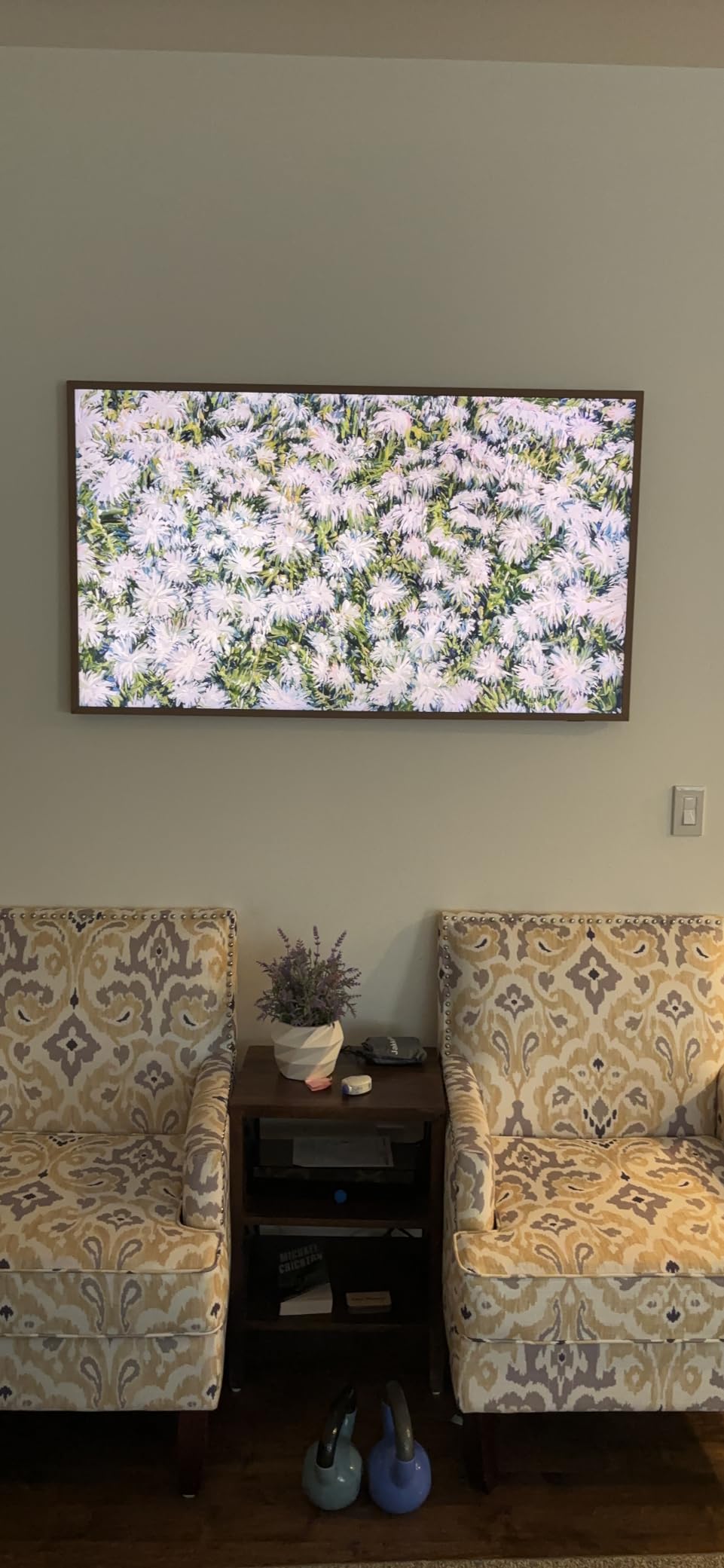 SAMSUNG 55-Inch Class QLED 4K The Frame LS03B Series, Quantum HDR, Art Mode, Anti-Reflection Matte Display, Slim Fit Wall Mount Included, Smart TV w/ Alexa Built-In (QN55LS03BAFXZA) - Customer Photo 1