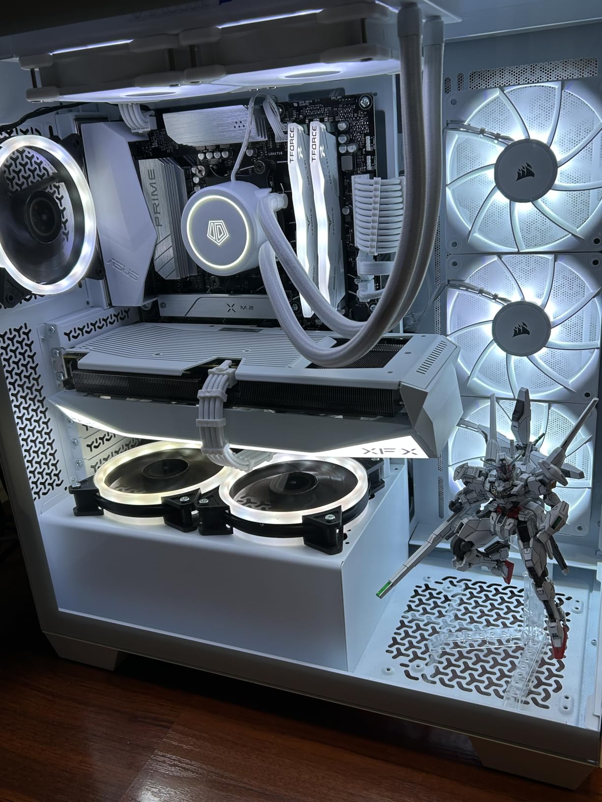 ID-COOLING FROSTFLOW X 280 CPU Water Cooler White LED AIO Cooler 280mm CPU Liquid Cooler 2x140mm PWM Fans, Intel 1700/1200/115X/2066, AMD AM4/AM5 Customer Review ID-COOLING FROSTFLOW X 280 CPU Water Cooler White LED AIO Cooler 280mm CPU Liquid Cooler 2x140mm PWM Fans, Intel 1700/1200/115X/2066, AMD AM4/AM5 - Customer Photo 2