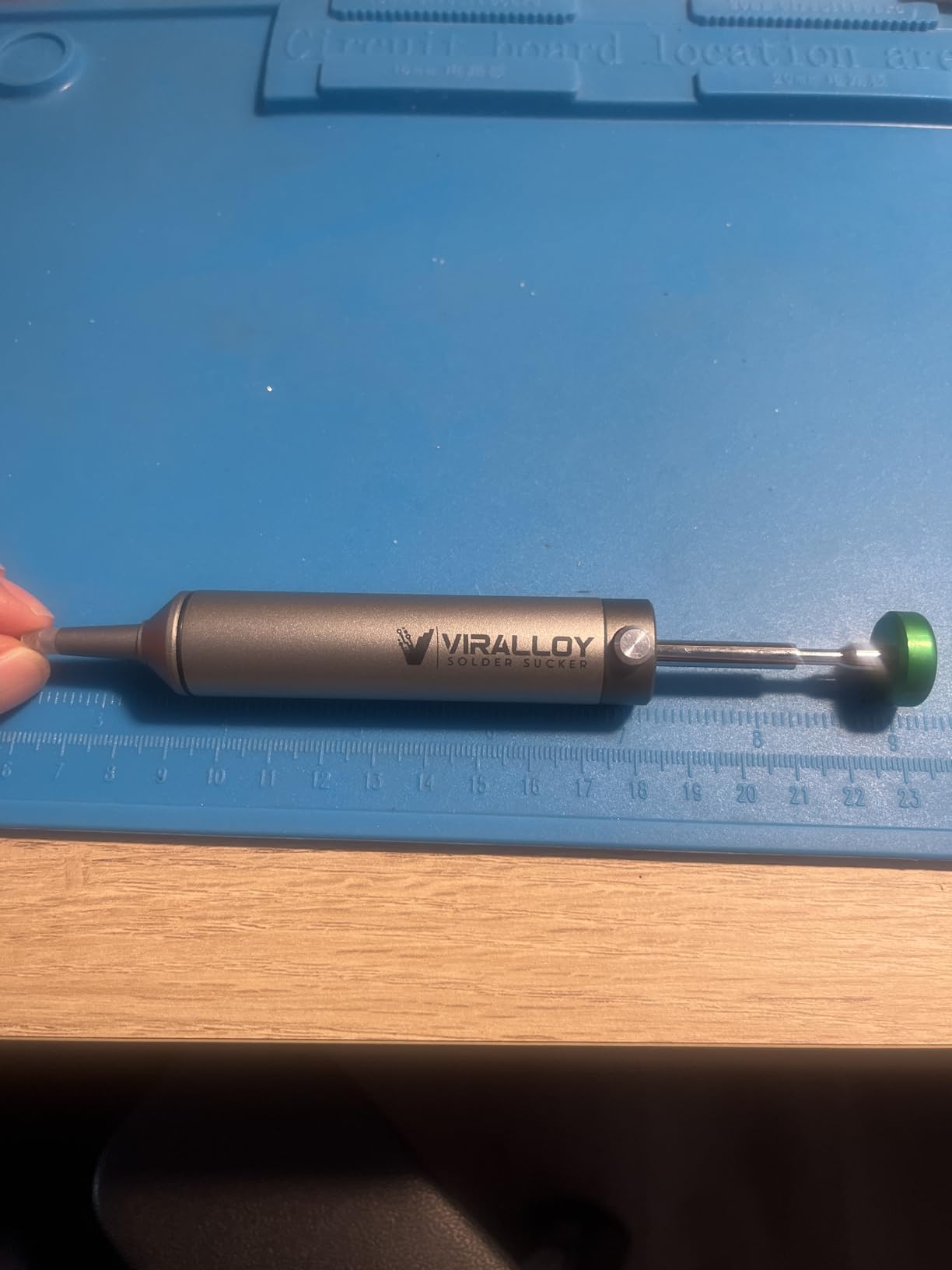 VIRALLOY No Clog Silicone-Tip Manual Desoldering Pump - Customer Photo 1