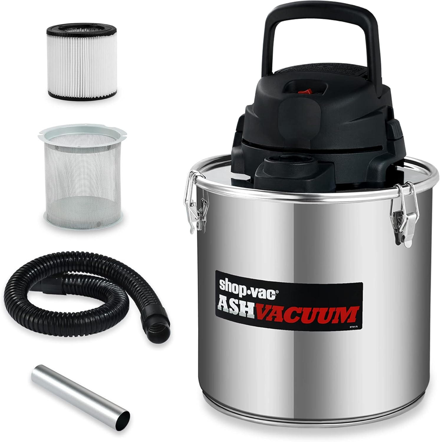Shop-Vac 4 Gallon 2.0 Peak HP Ash Vacuum, 7.0 Amps Ash Vac Cleaner with HEPA Filter, Hose and Accessories for Fireplaces, Wood Stoves, Pellet Stoves and BBQ Grills. 4040988 Customer Review Shop-Vac 4 Gallon 2.0 Peak HP Ash Vacuum, 7.0 Amps Ash Vac Cleaner with HEPA Filter, Hose and Accessories for Fireplaces, Wood Stoves, Pellet Stoves and BBQ Grills. 4040988 - Customer Photo 1