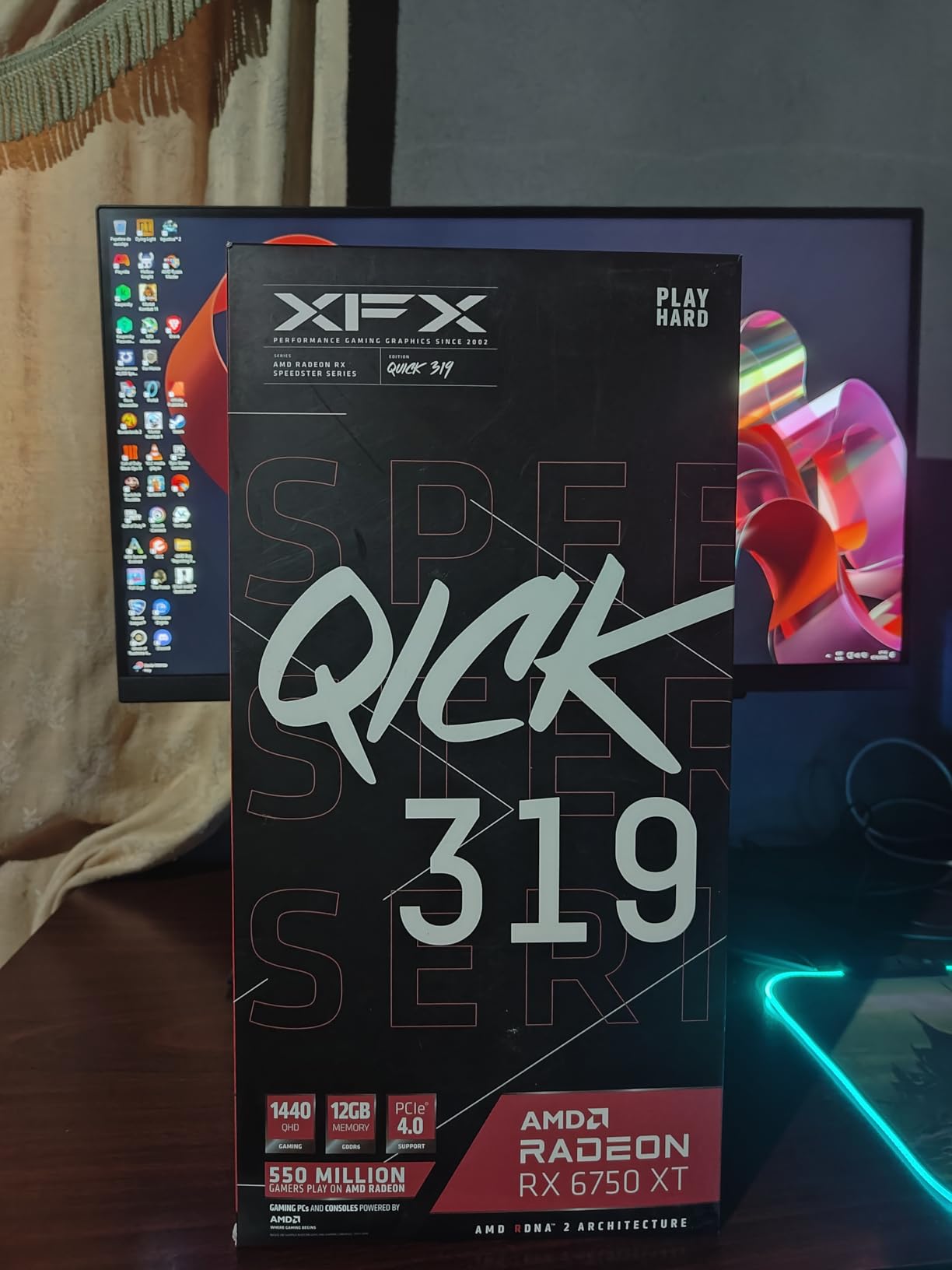 XFX Speedster QICK319 Radeon RX 6750XT CORE Gaming Graphics Card with 12GB GDDR6 Customer Review XFX Speedster QICK319 Radeon RX 6750XT CORE Gaming Graphics Card with 12GB GDDR6 - Customer Photo 2