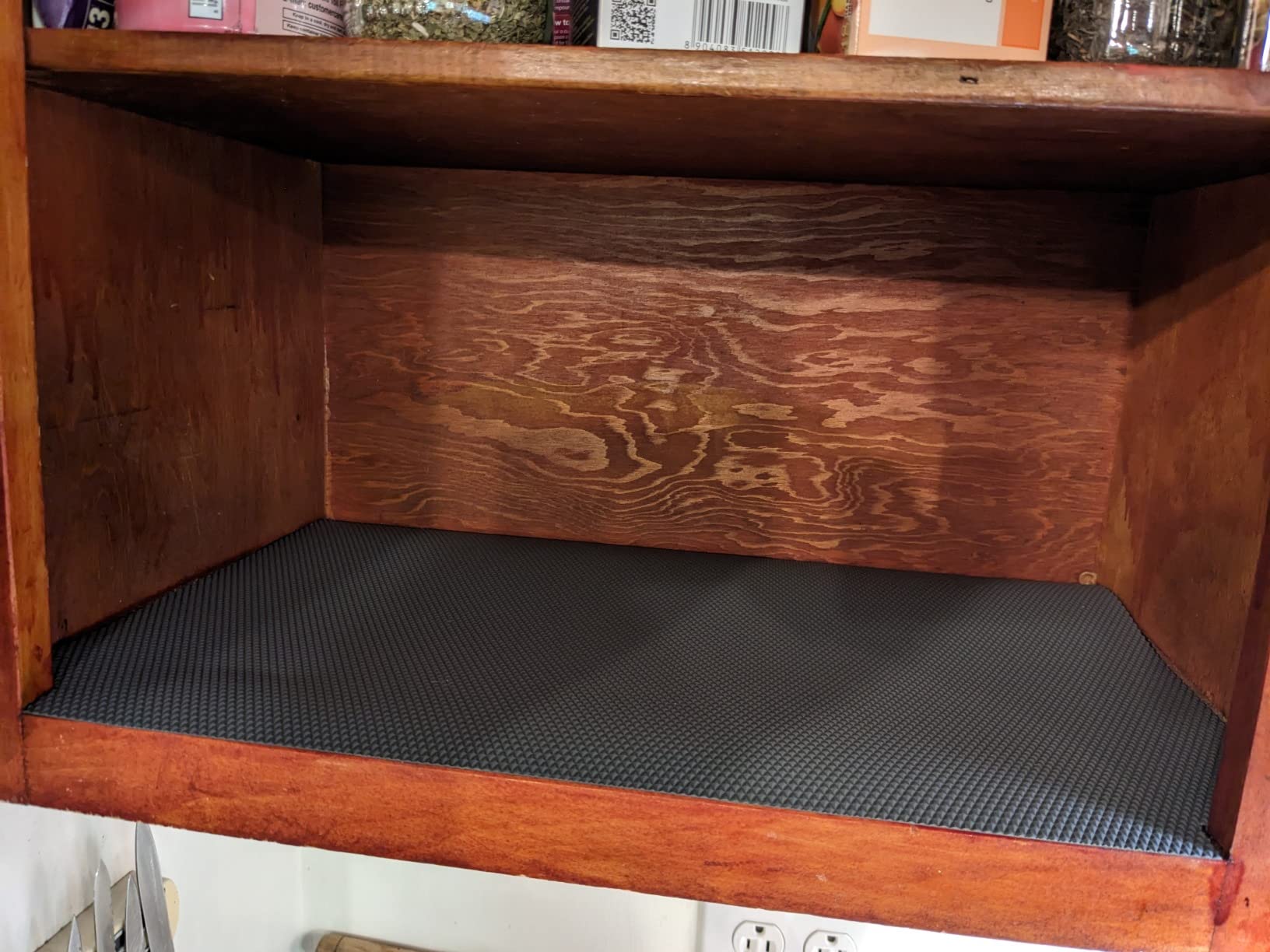 Shelf Liners 20 in x 20 ft Drawer Mats Non-Adhesive Cupboard Protector Kitchen Cabinet Lining Fridge Liner (Clear/Diamond) Customer Review Shelf Liners 20 in x 20 ft Drawer Mats Non-Adhesive Cupboard Protector Kitchen Cabinet Lining Fridge Liner (Clear/Diamond) - Customer Photo 1