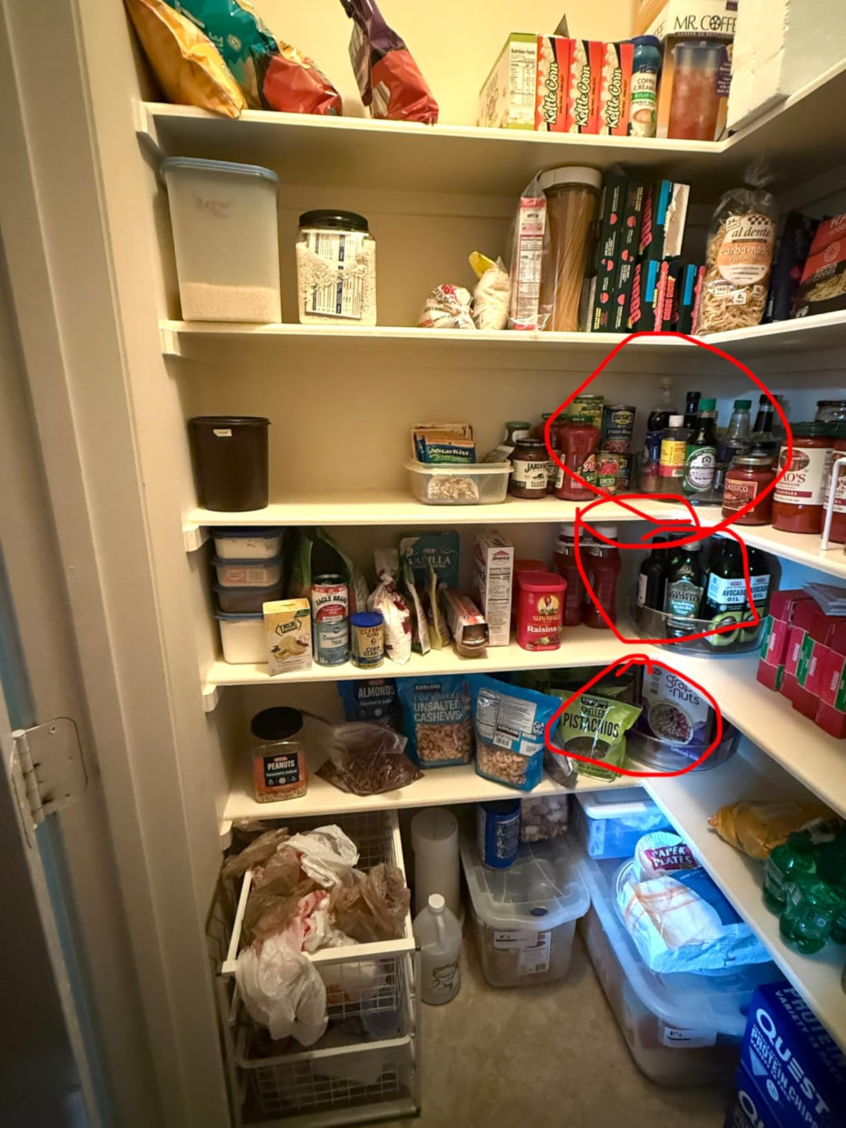 4 Pack Lazy Susan Organizer for Cabinet, Upgraded 11.5