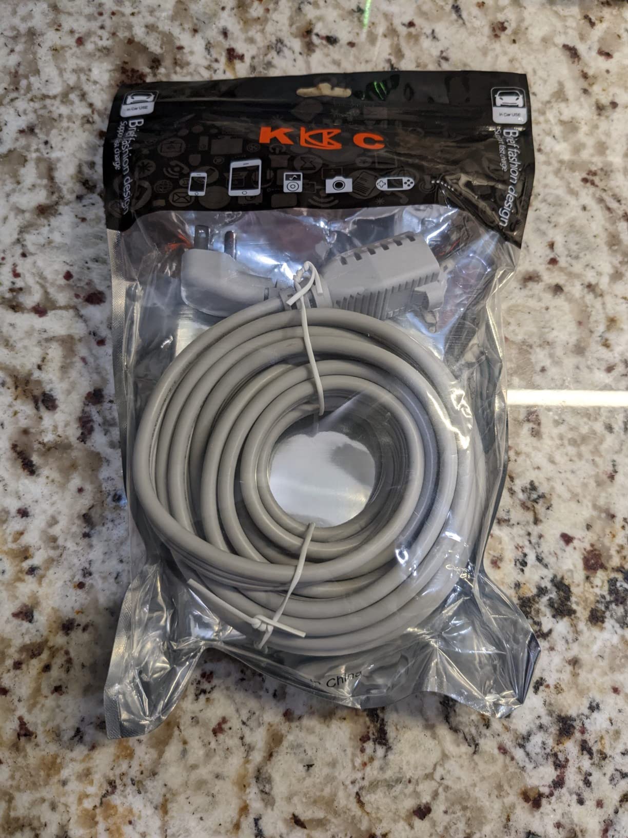 KUNCAN Appliance Power Extension Cord - 3 Prong Flat Wire SPT-3 14 AWG Heavy Duty Male to Female Extender Low Profile Grounded Cable for Major AC Unit, Air Conditioner, Refrigerator (15 Feet) Customer Review KUNCAN Appliance Power Extension Cord - 3 Prong Flat Wire SPT-3 14 AWG Heavy Duty Male to Female Extender Low Profile Grounded Cable for Major AC Unit, Air Conditioner, Refrigerator (15 Feet) - Customer Photo 1