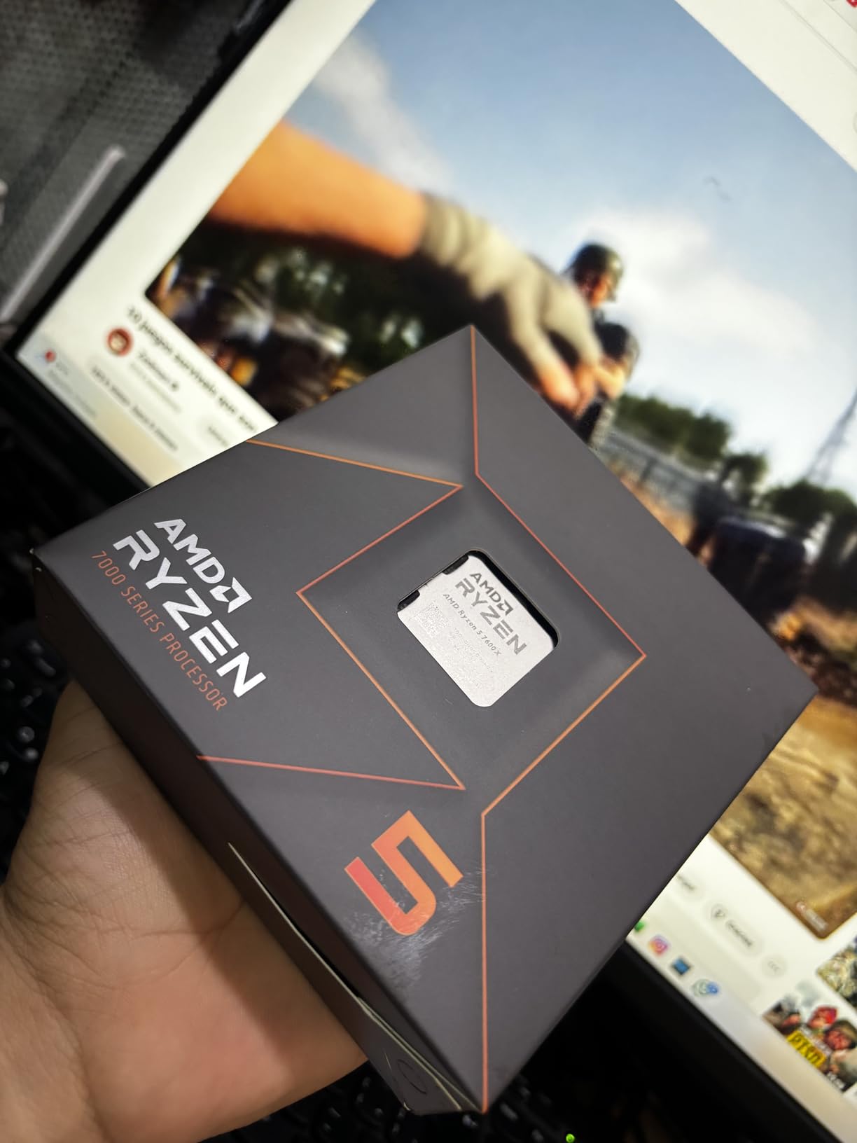 AMD Ryzen 5 7600X 6-Core, 12-Thread Unlocked Desktop Processor Customer Review AMD Ryzen 5 7600X 6-Core, 12-Thread Unlocked Desktop Processor - Customer Photo 1