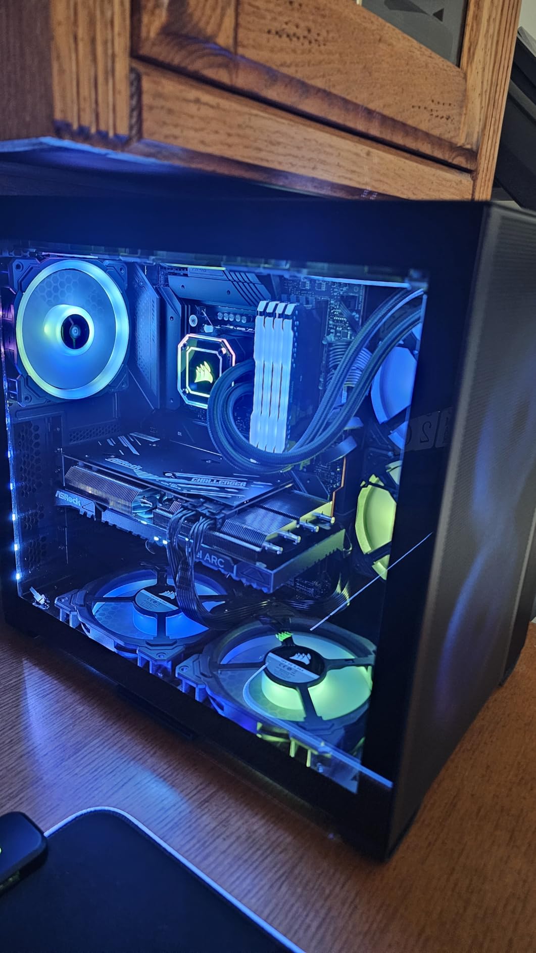 ASRock Intel Arc A380 Challenger ITX 6GB OC Graphics Card | Single Slot ITX | 2250 MHz | 6GB GDDR6 | DisplayPort 2.0 | HDMI 2.0b | 0dB Cooling | 8K Support | 500W | DirectX 12 Ultimate | PCle 4.0 customer photo 1
