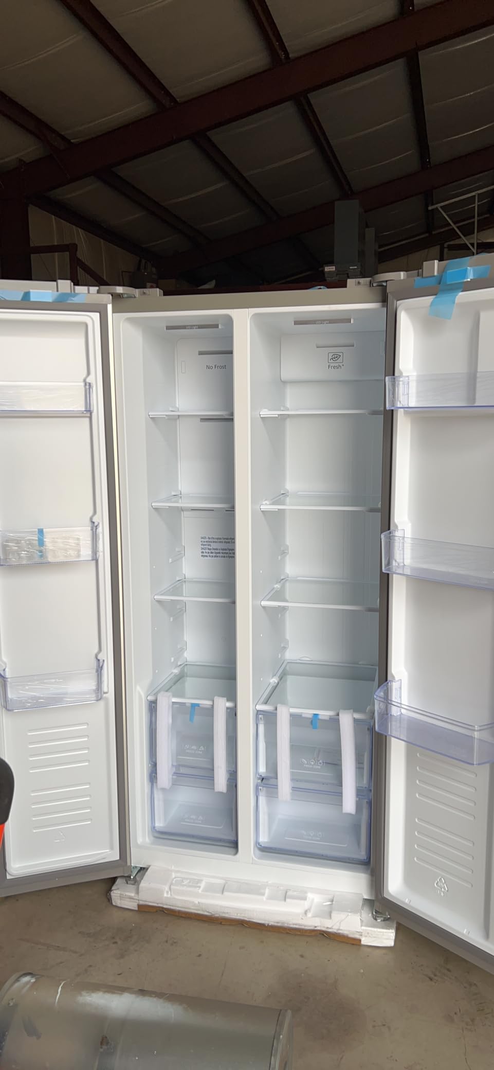 Hamilton Beach HBF2064 20.6 cu ft Counter Depth Full Size Refrigerator, Side Doors, Stainless Customer Review Hamilton Beach HBF2064 20.6 cu ft Counter Depth Full Size Refrigerator, Side Doors, Stainless - Customer Photo 1