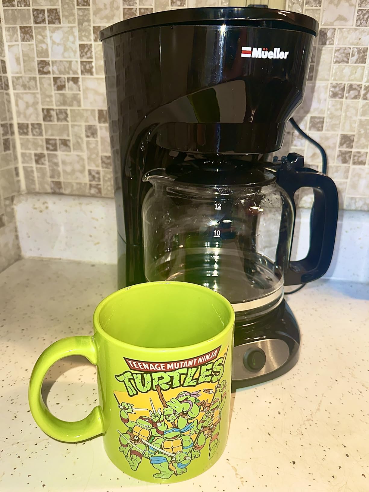 Mueller 12-Cup Drip Coffee Maker - Borosilicate Carafe, Auto-Off, Reusable Filter, Anti-Drip, Keep-Warm Function, Clear Water Level Window Coffee Machine, Kitchen Essentials & Accessories - Customer Photo 1