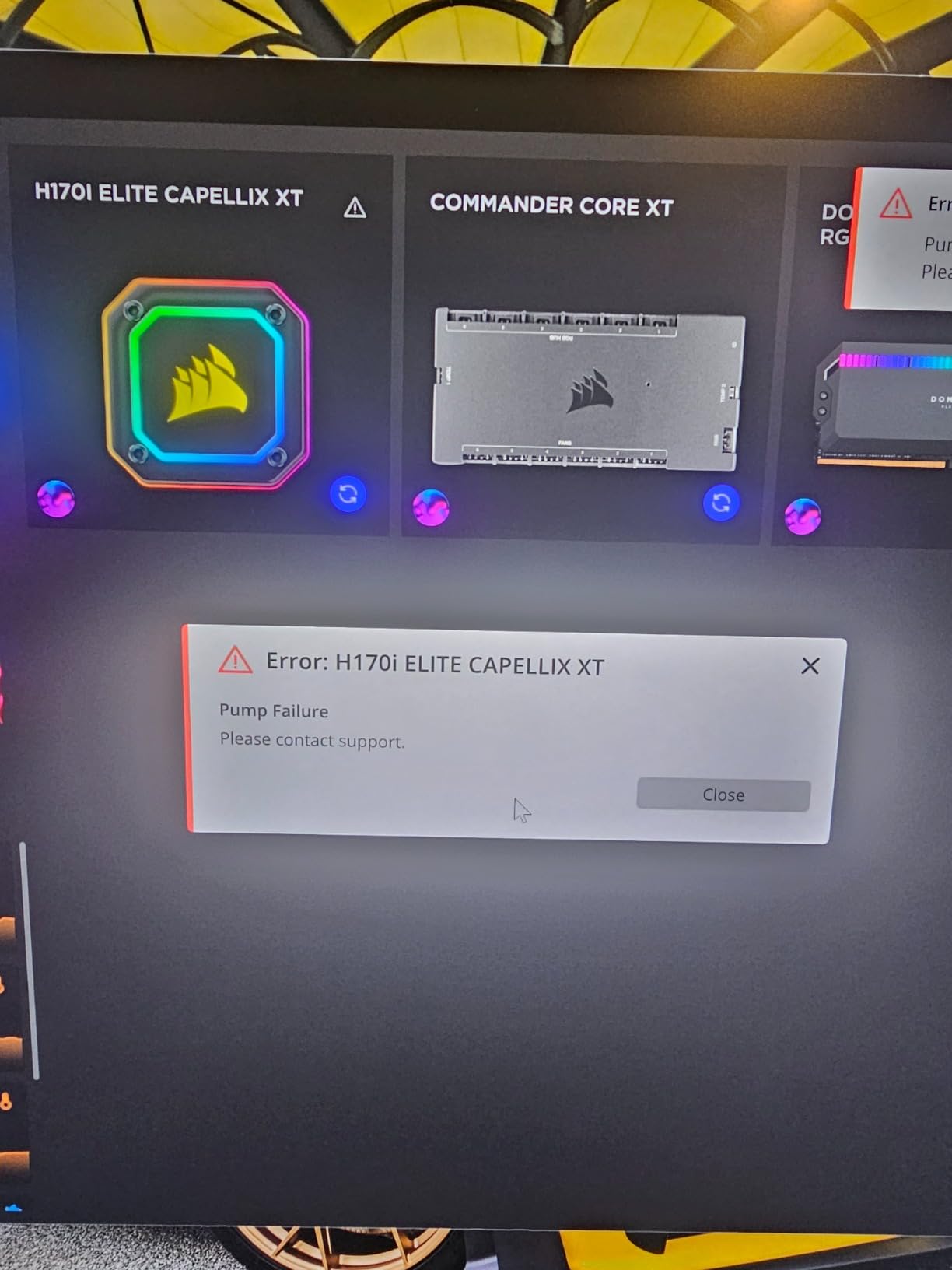 Corsair iCUE H150i Elite CAPELLIX XT Desktop Liquid CPU Cooler - Customer Photo 3