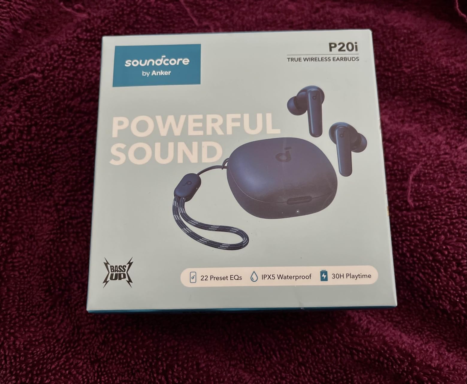 Soundcore by Anker P20i True Wireless Earbuds, 10mm Drivers with Big Bass, Bluetooth 5.3, 30H Long Playtime, Water-Resistant, 2 Mics for AI Clear Calls, 22 Preset EQs, Customization via App - Customer Photo 1