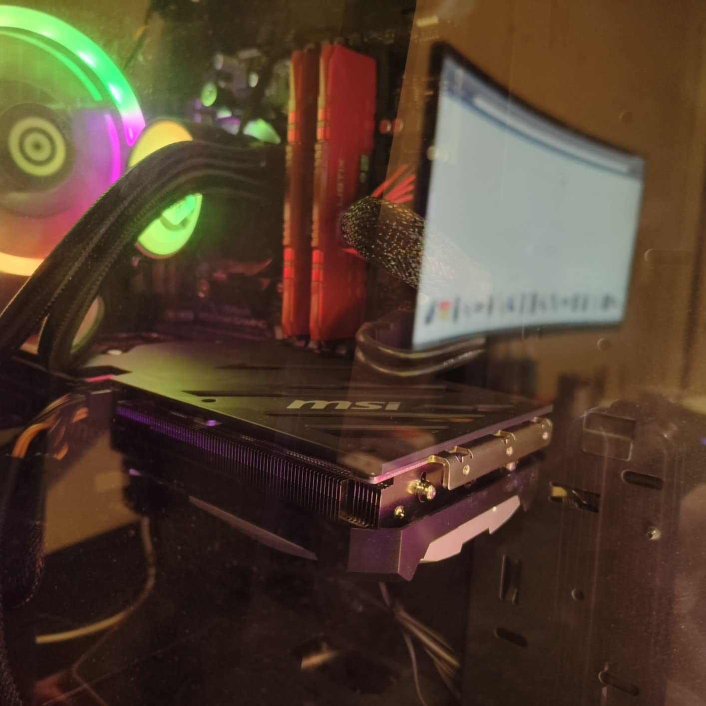 MSI Gaming GeForce RTX 4070 12GB GDRR6X Extreme Clock: 2520 MHz 192-Bit HDMI/DP Nvlink TORX Fan 4.0 Ada Lovelace Architecture Graphics Card (RTX 4070 Ventus 3X 12G) Customer Review MSI Gaming GeForce RTX 4070 12GB GDRR6X Extreme Clock: 2520 MHz 192-Bit HDMI/DP Nvlink TORX Fan 4.0 Ada Lovelace Architecture Graphics Card (RTX 4070 Ventus 3X 12G) - Customer Photo 1