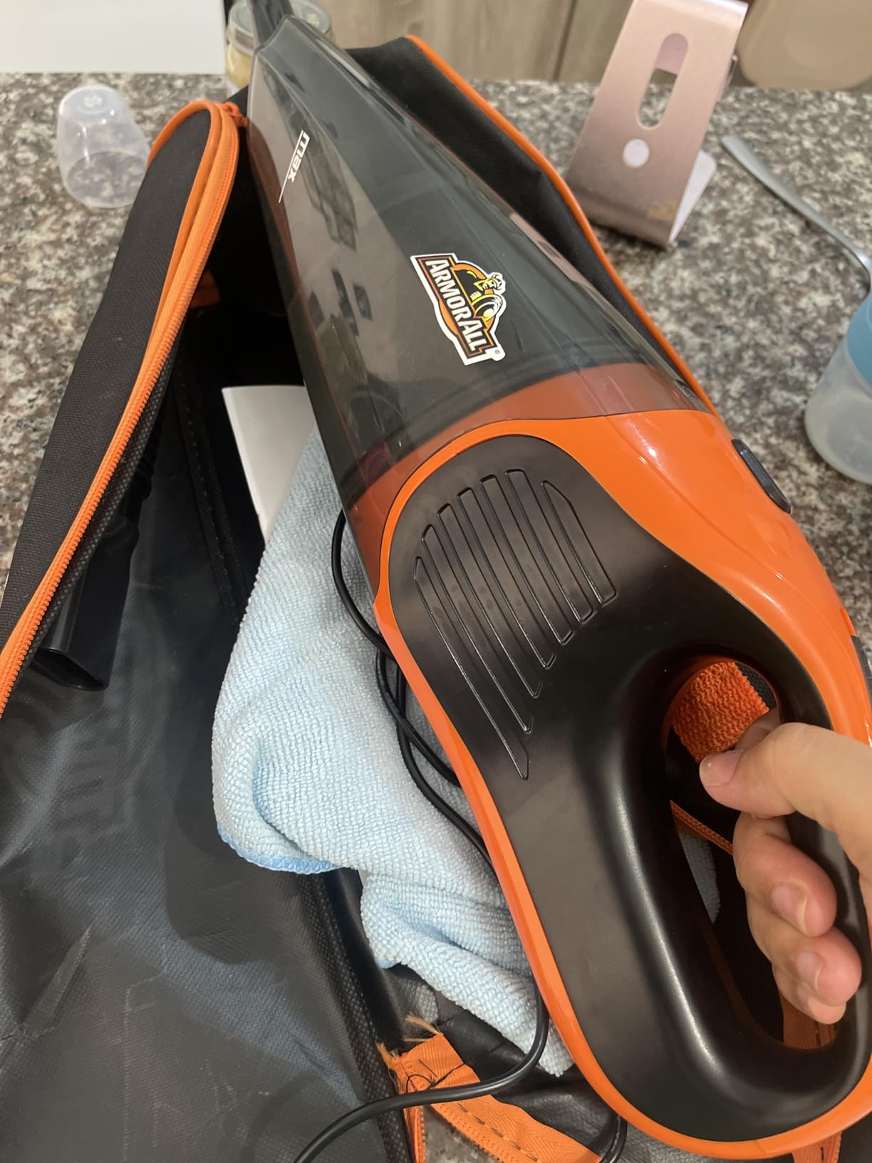 Armor All AA12V2 0903 Car Vac, Compact, Orange - Customer Photo 1