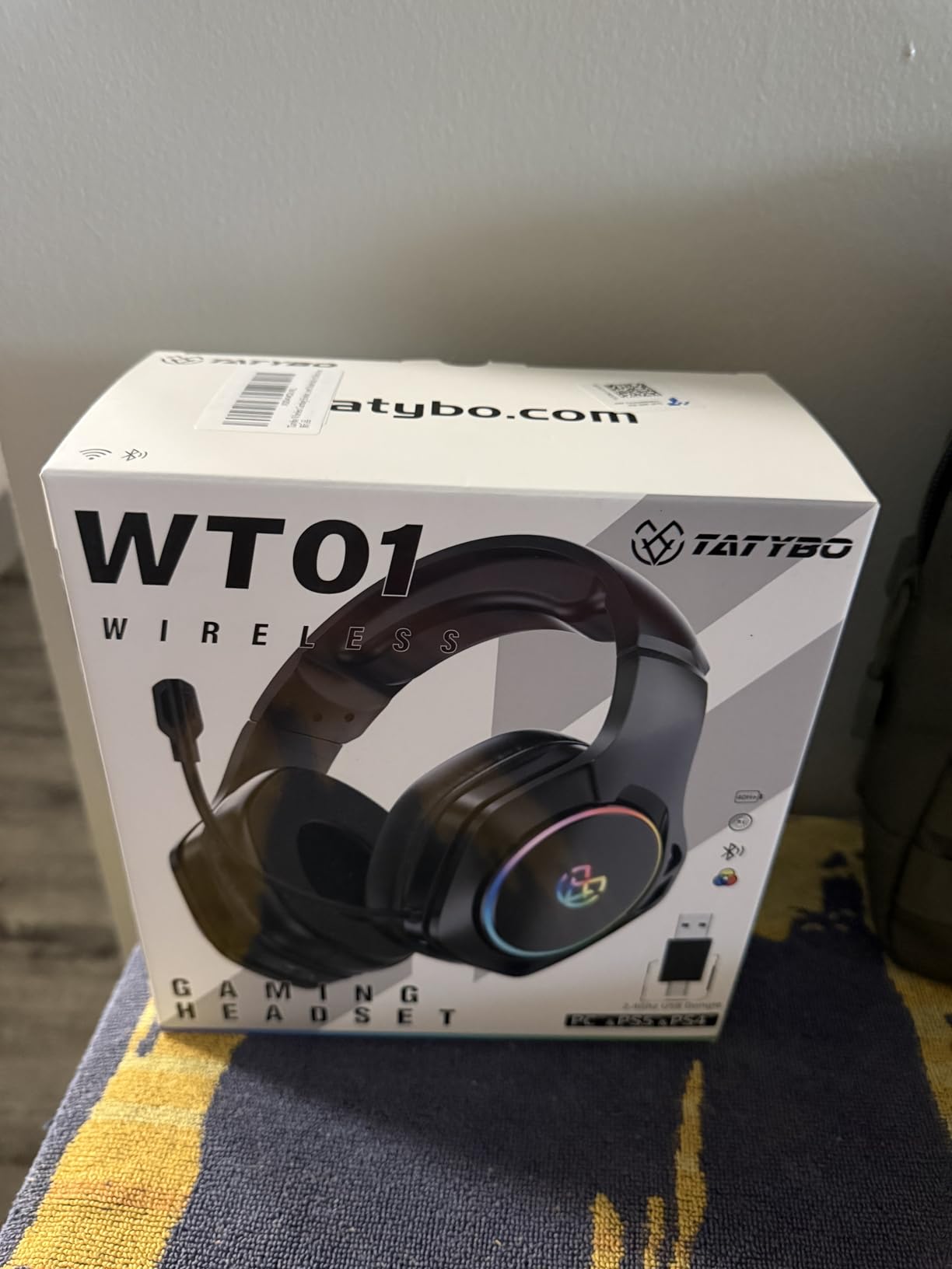 Wireless Gaming Headsets for Ps5 Ps4 PC, 2.4GHz USB & Type-C Gaming Headphones, 40H+ Hrs & 7.1 Surround Sound with Noise Canceling Microphone for Switch Phone Customer Review Wireless Gaming Headsets for Ps5 Ps4 PC, 2.4GHz USB & Type-C Gaming Headphones, 40H+ Hrs & 7.1 Surround Sound with Noise Canceling Microphone for Switch Phone - Customer Photo 1