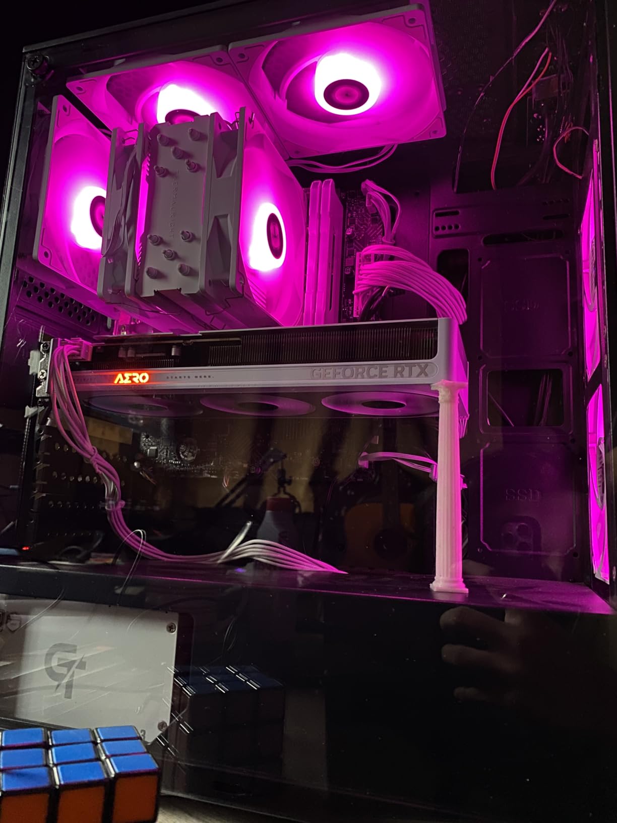 GIGABYTE GeForce RTX 4060 AERO OC 8G Graphics Card, 3X WINDFORCE Fans, 8GB 128-bit GDDR6, GV-N4060AERO OC-8GD Video Card Customer Review GIGABYTE GeForce RTX 4060 AERO OC 8G Graphics Card, 3X WINDFORCE Fans, 8GB 128-bit GDDR6, GV-N4060AERO OC-8GD Video Card - Customer Photo 2